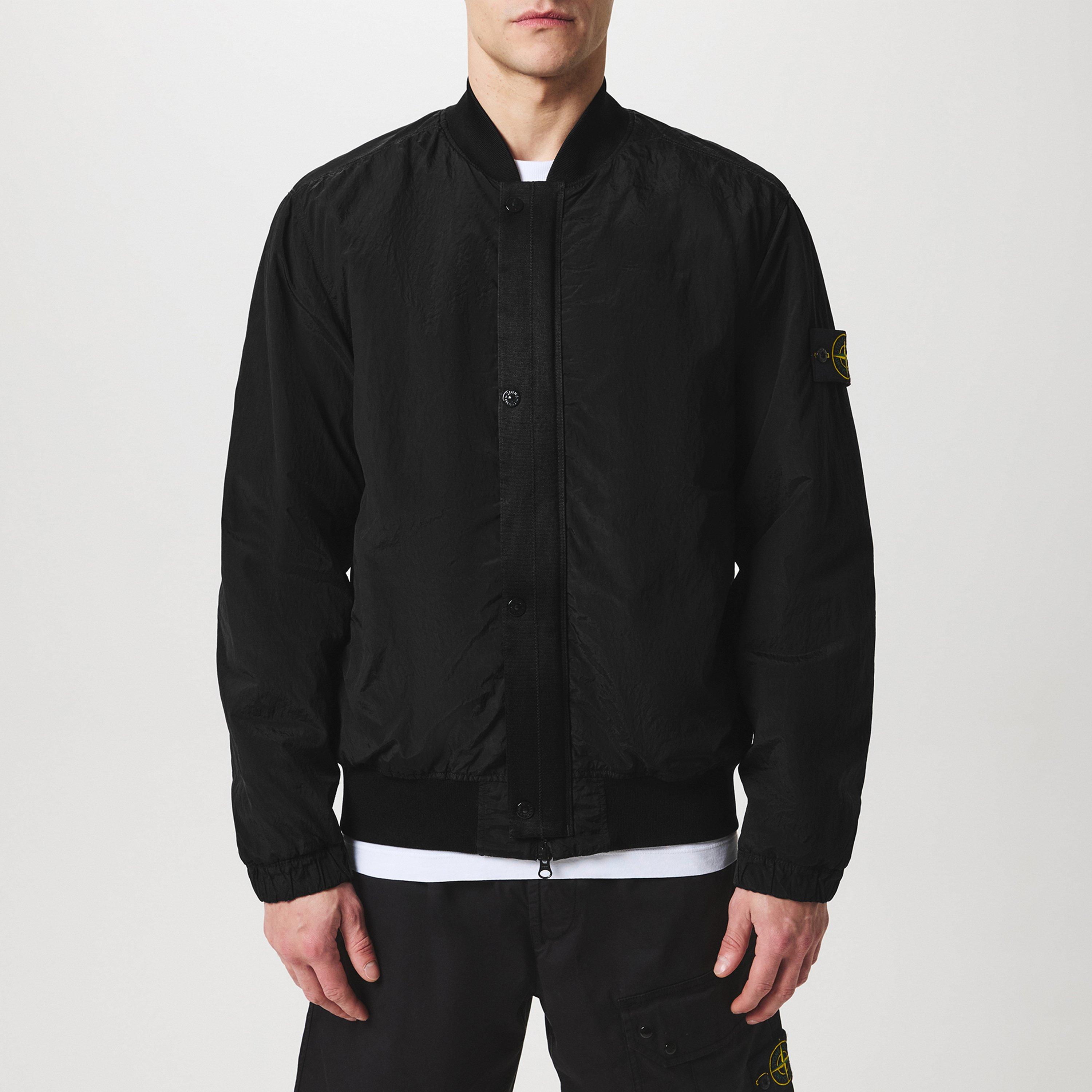 Black V0029 - Stone Island - Regenerated Softshell Jacket - 1