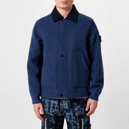 Stone Island Garment Dyed Double Weave Jacket