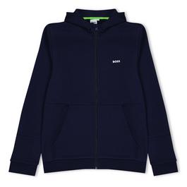 Boss Logo Zip Hoodie