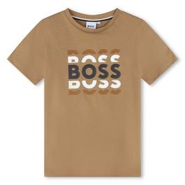 Boss 3D Logo Cotton T Shirt Juniors