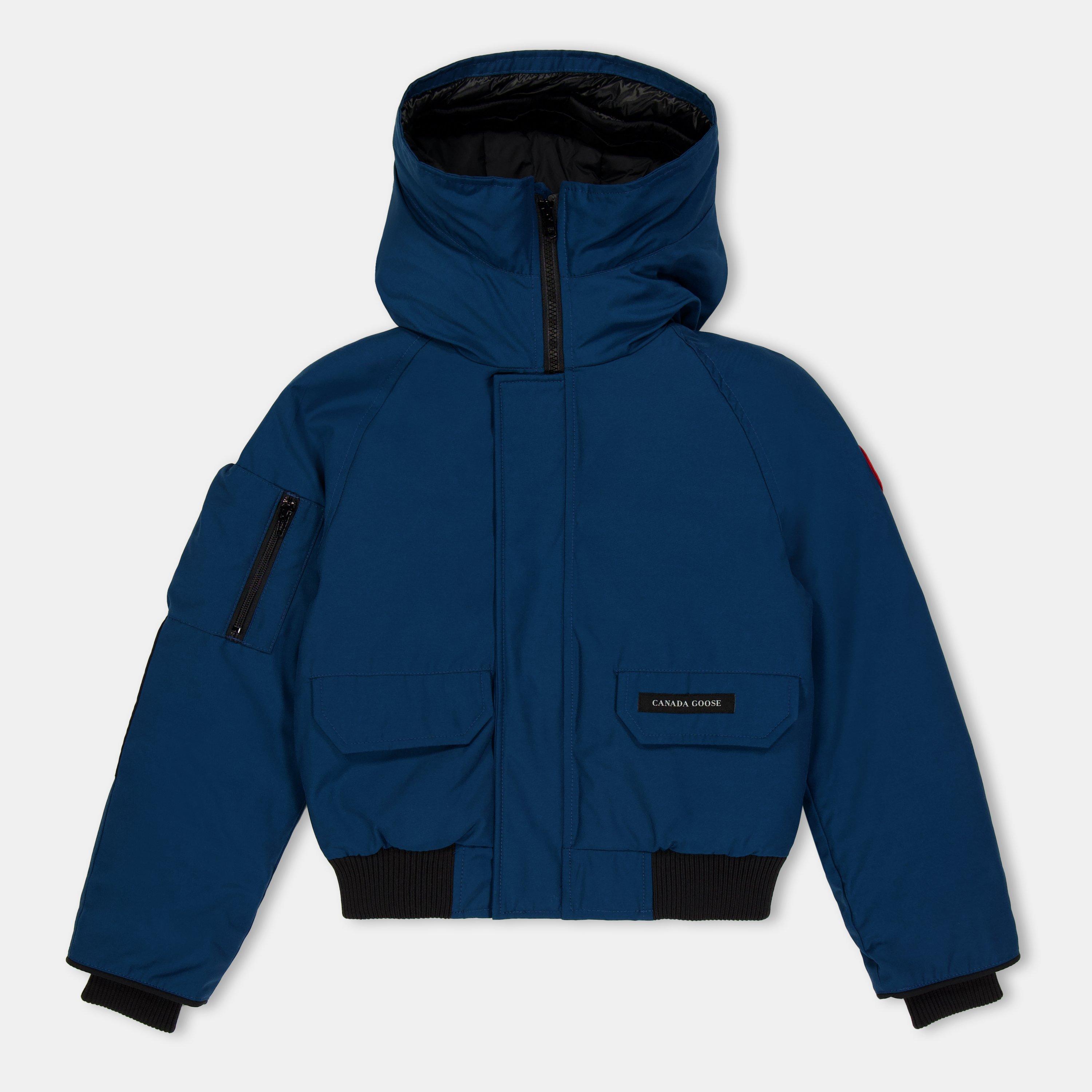 Canada Goose  Kids Chilliwack Bomber Water Resistant Duck Down Parka - Guard Blue 9387 - Size S (7-8Y)