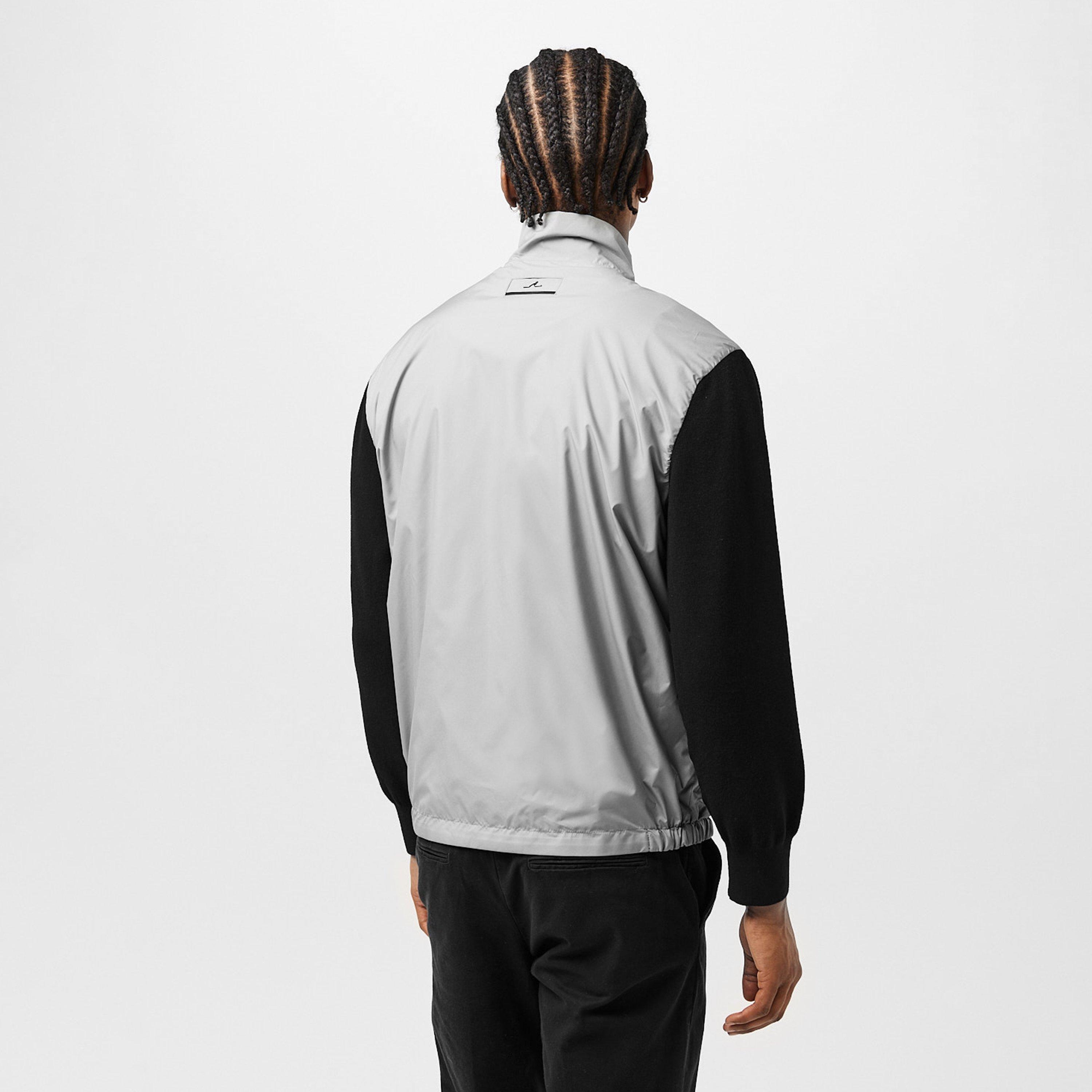 Black/Gry - Paul And Shark - Men's Reversible Weather Resistant Softshell Jacket - 4