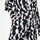 Noir et Blanc - I Saw It First - ISAWITFIRST Abstract Print Wide Leg Trousers Co-Ord - 4