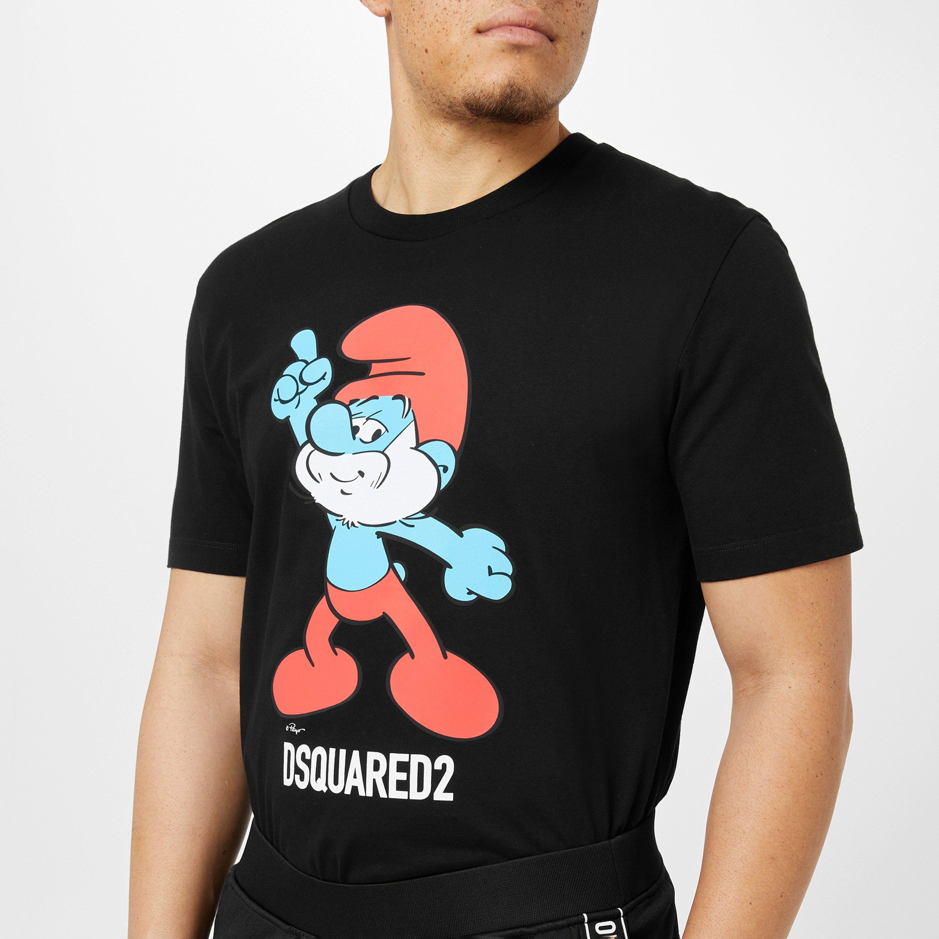 DSquared2 | Papa Smurf T-Shirt | Regular Fit T-Shirts
