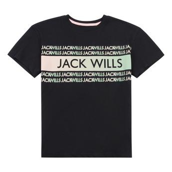 Jack Wills CHOCOOLATE logo-embroidered polo shirt Grau