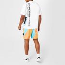 YAF blanc - Nike Running Tall Miler T-shirt Bleu - MULTI LAYERED PHOTOPRINT TEE - 3