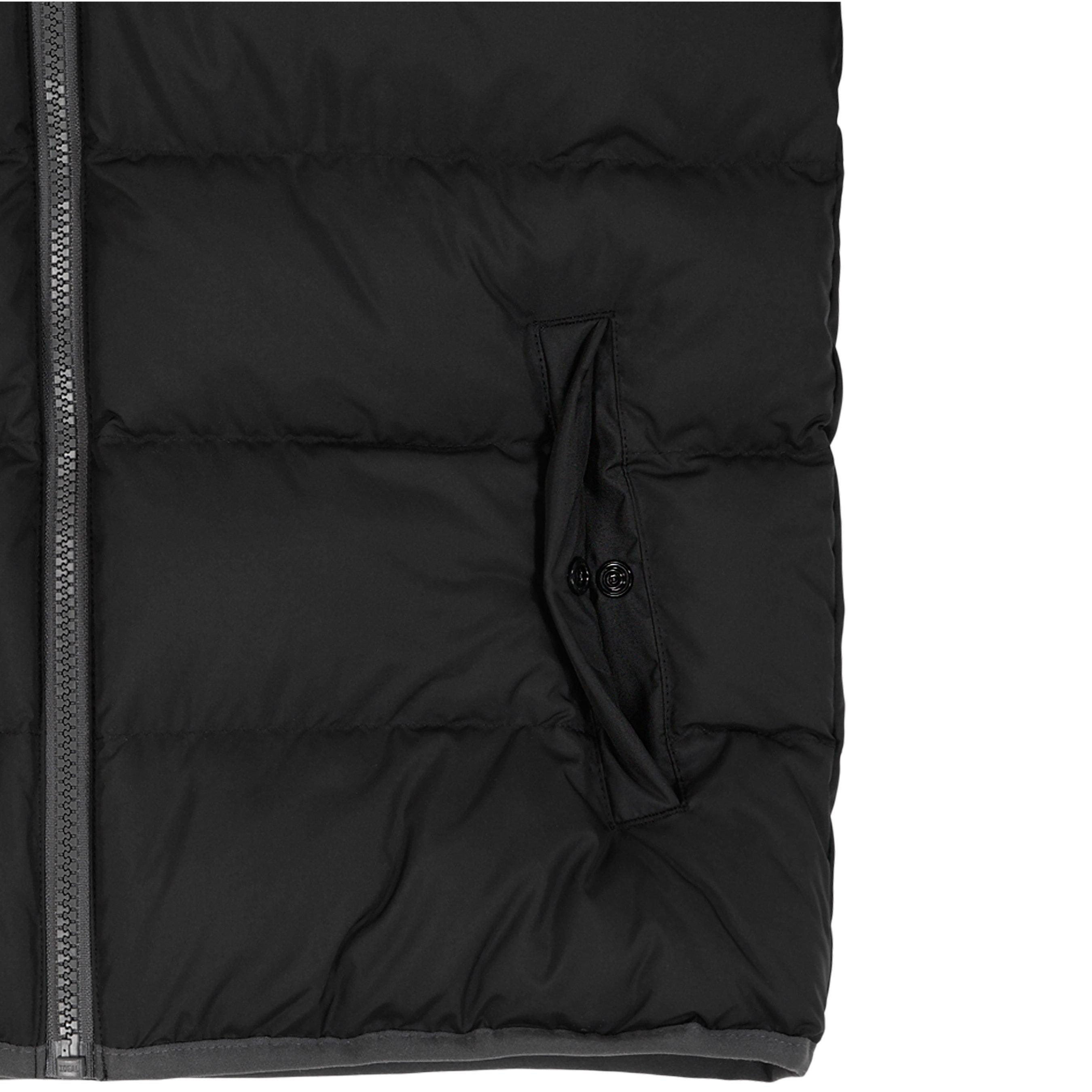 Schwarz/Schwarz - Under Armour - Kids'  Pronto Hooded Long Sleeve Puffer Jacket - 4