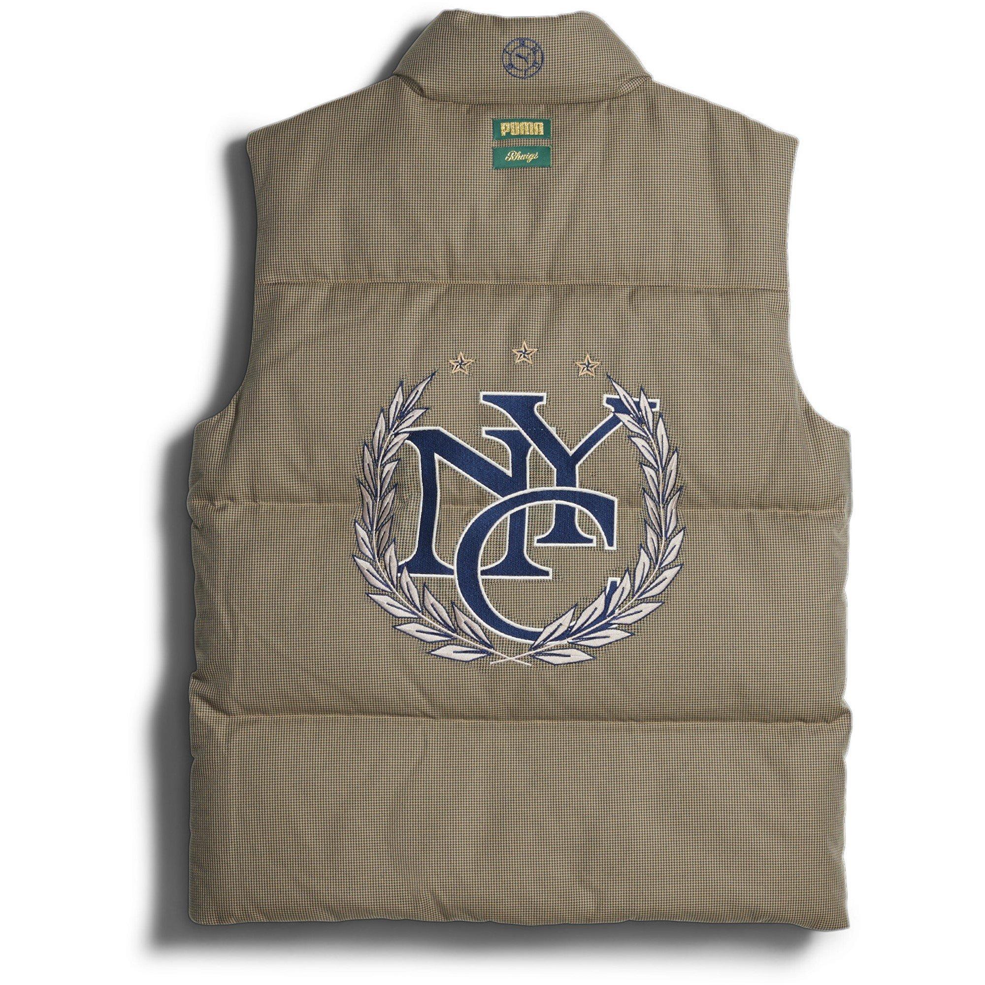 Persian Blu - Puma - Men's Rhuigi Quilted Puffer Funnel Neck Gilet - 7