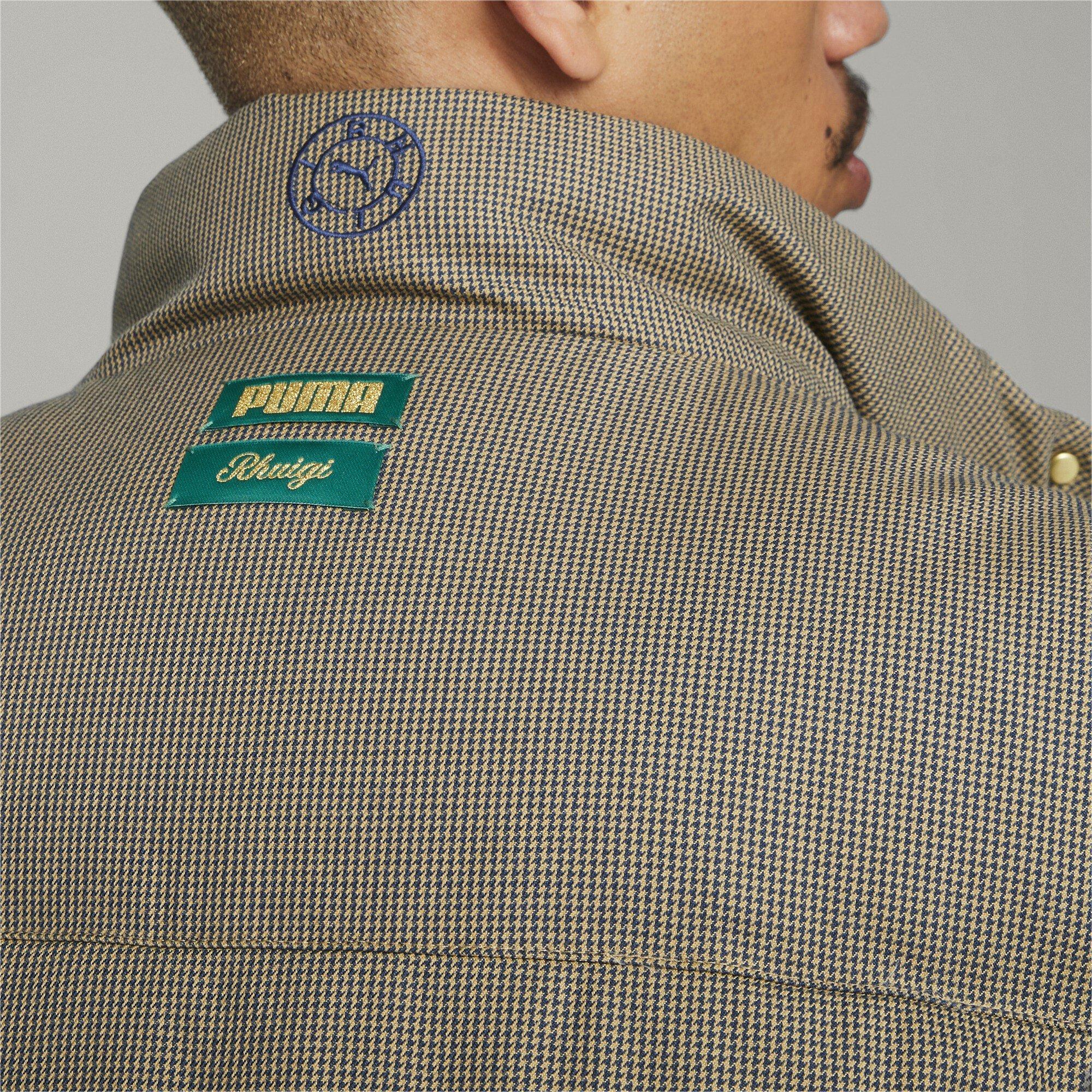 Persian Blu - Puma - Men's Rhuigi Quilted Puffer Funnel Neck Gilet - 5