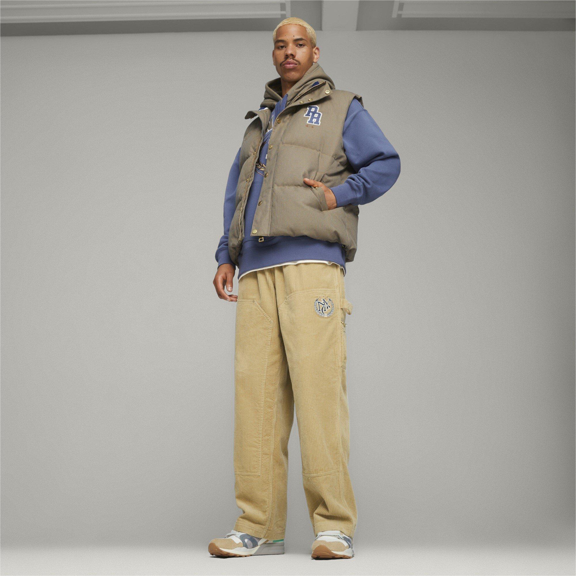 Persian Blu - Puma - Men's Rhuigi Quilted Puffer Funnel Neck Gilet - 6