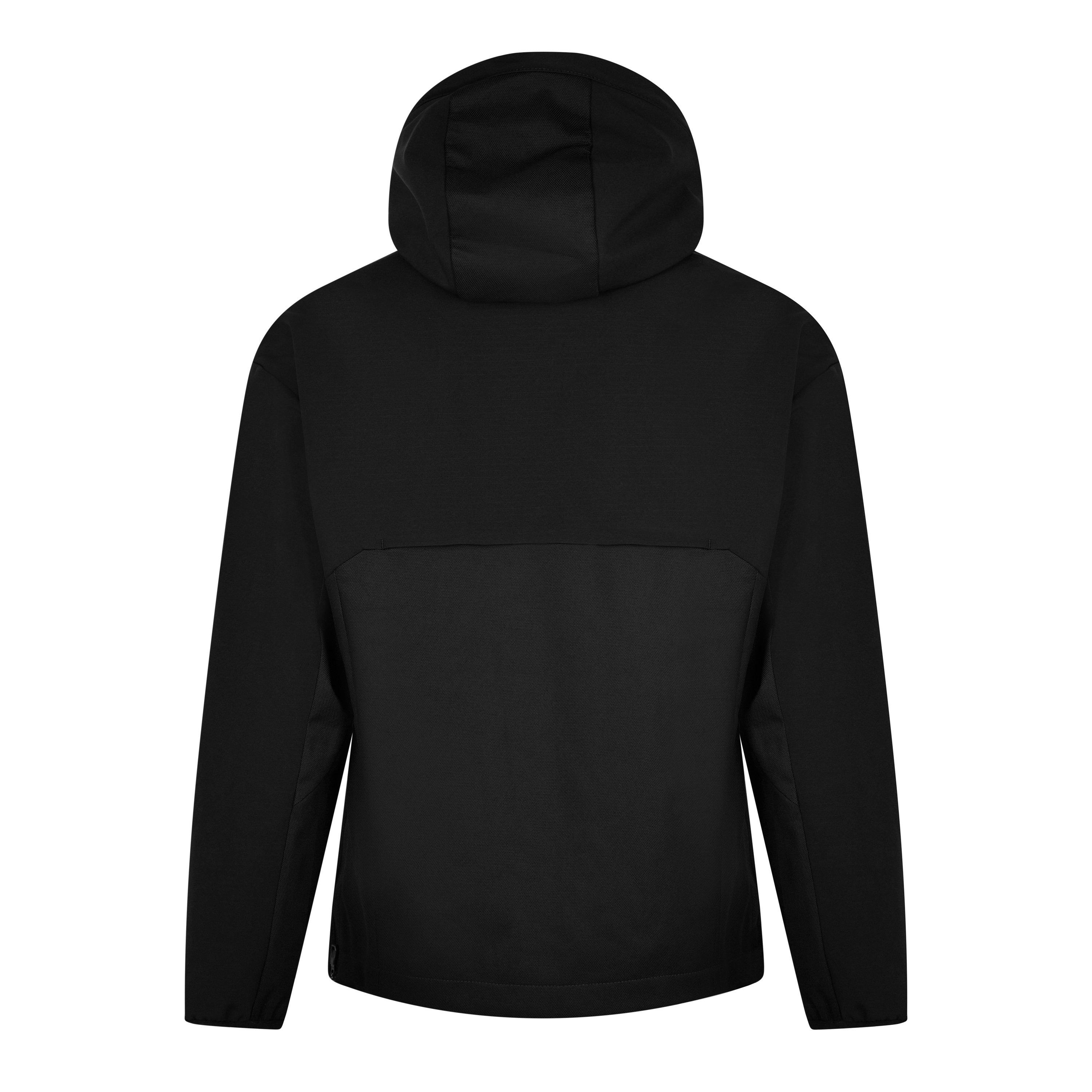 Black 001 - Boss - Men's J_Stel Lightweight Insulated Water and Wind Resistant Oversized Fit Rain Anoraks - 2