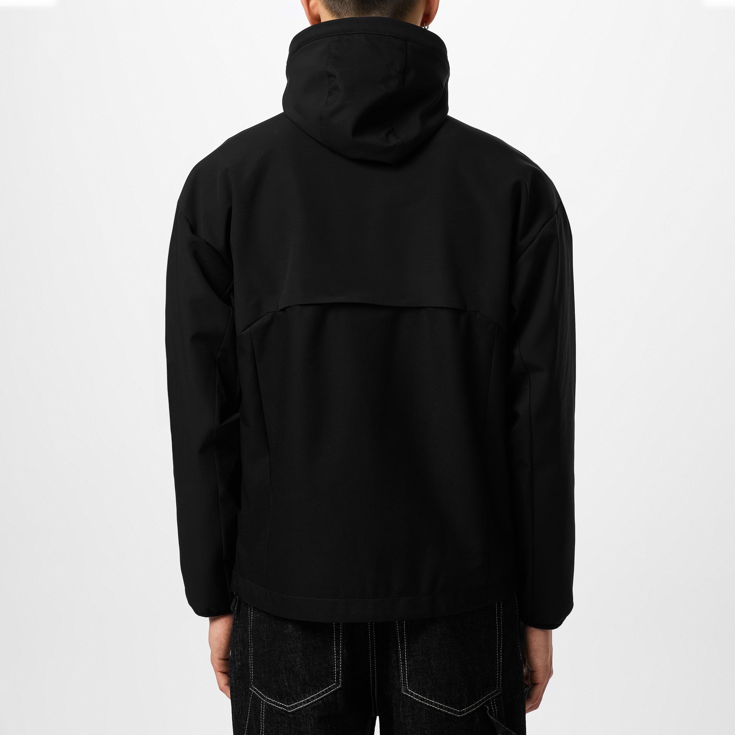 Black 001 - Boss - Men's J_Stel Lightweight Insulated Water and Wind Resistant Oversized Fit Rain Anoraks - 4