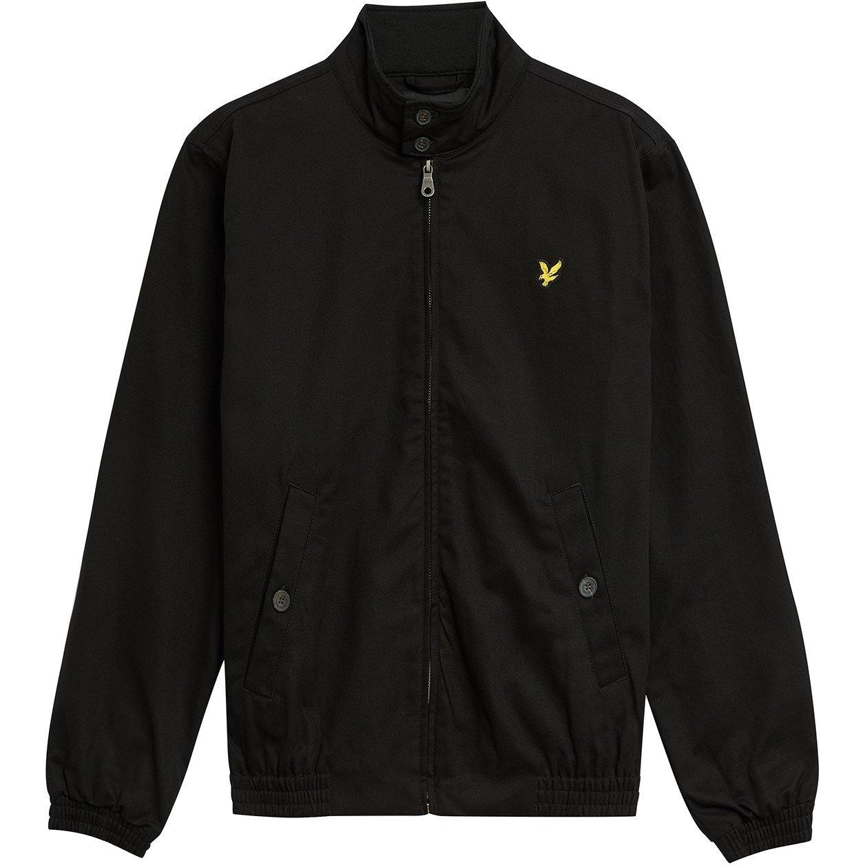 Lyle And Scott Men's Long Sleeve Zip Harrington Jacket - Black Z865 - XS