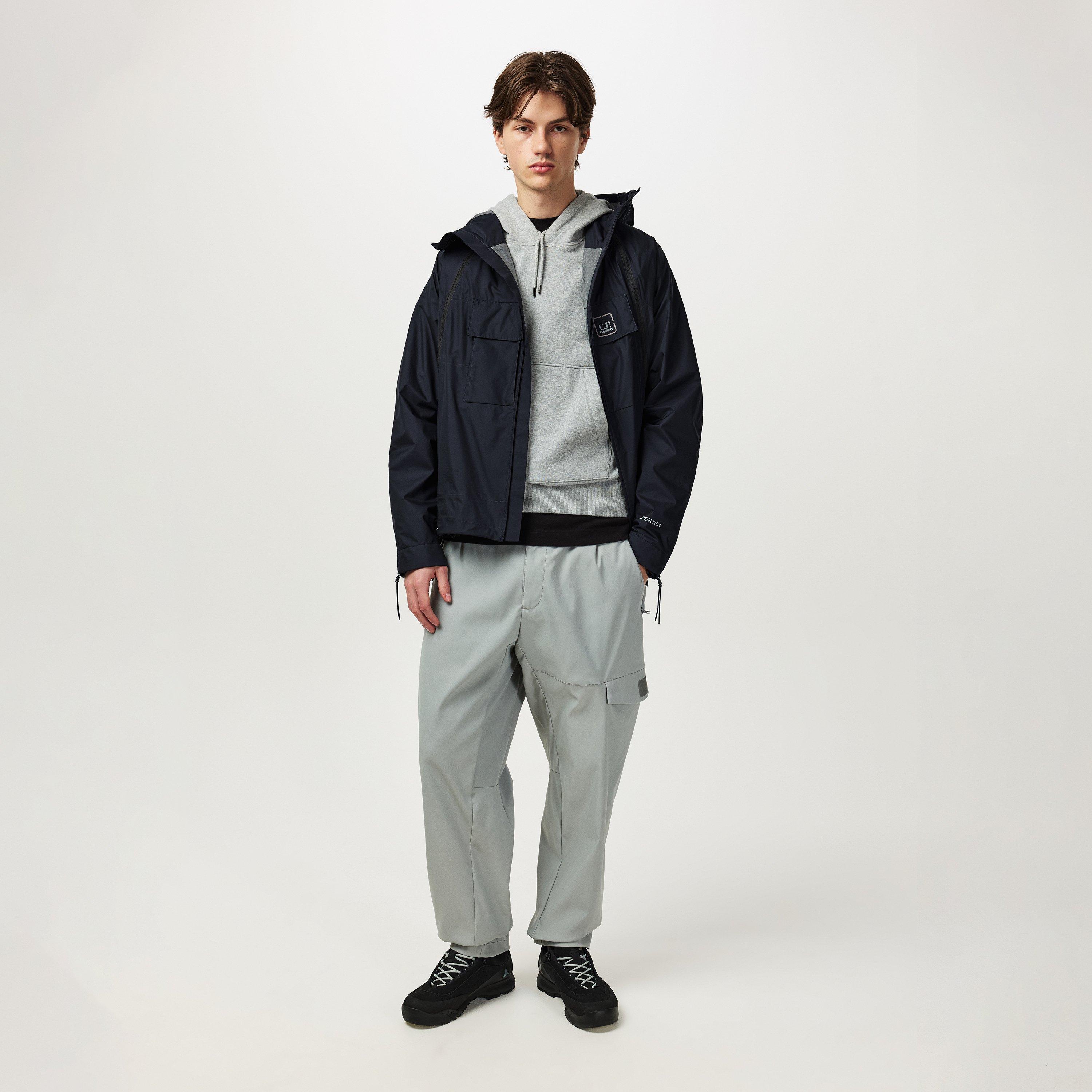 Black 999 - CP Company Metropolis - Men's Bloom Breathable Light Rain Anorak - 4