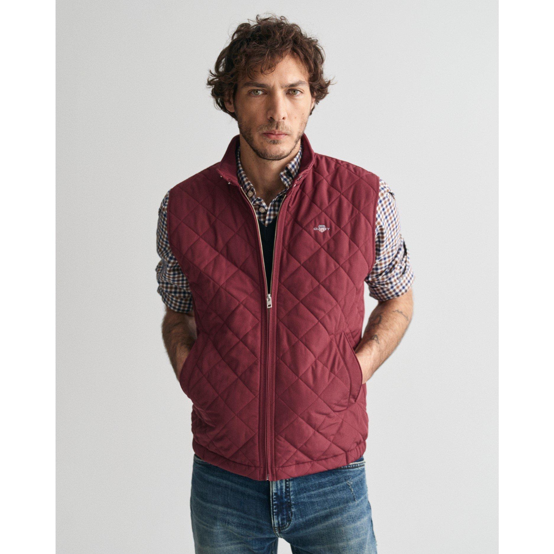 Men's Quilted Water-Repellent Sleeveless Gilet
