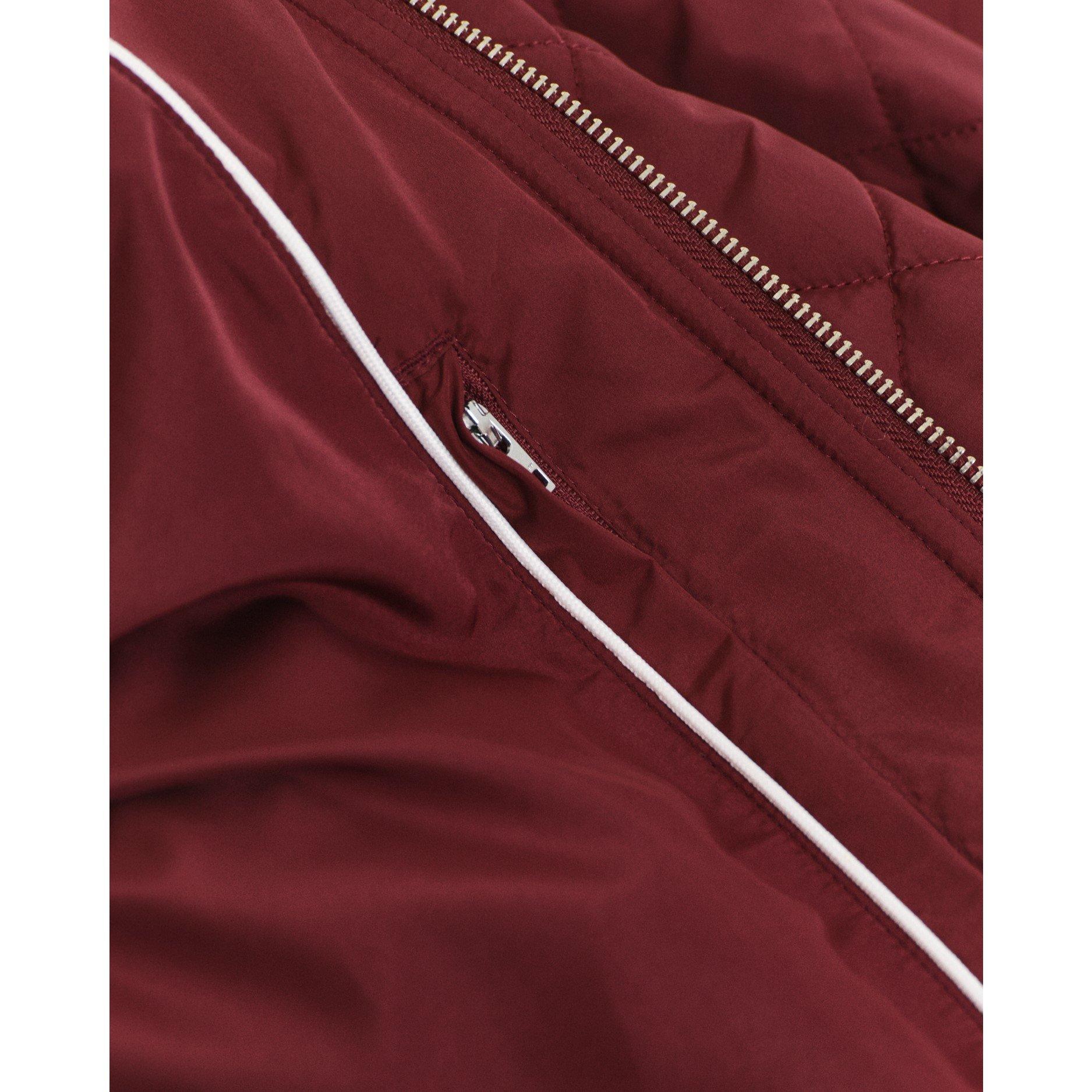 Wine Red - Gant - Men's Water-Repellent Quilted Jacket - 6