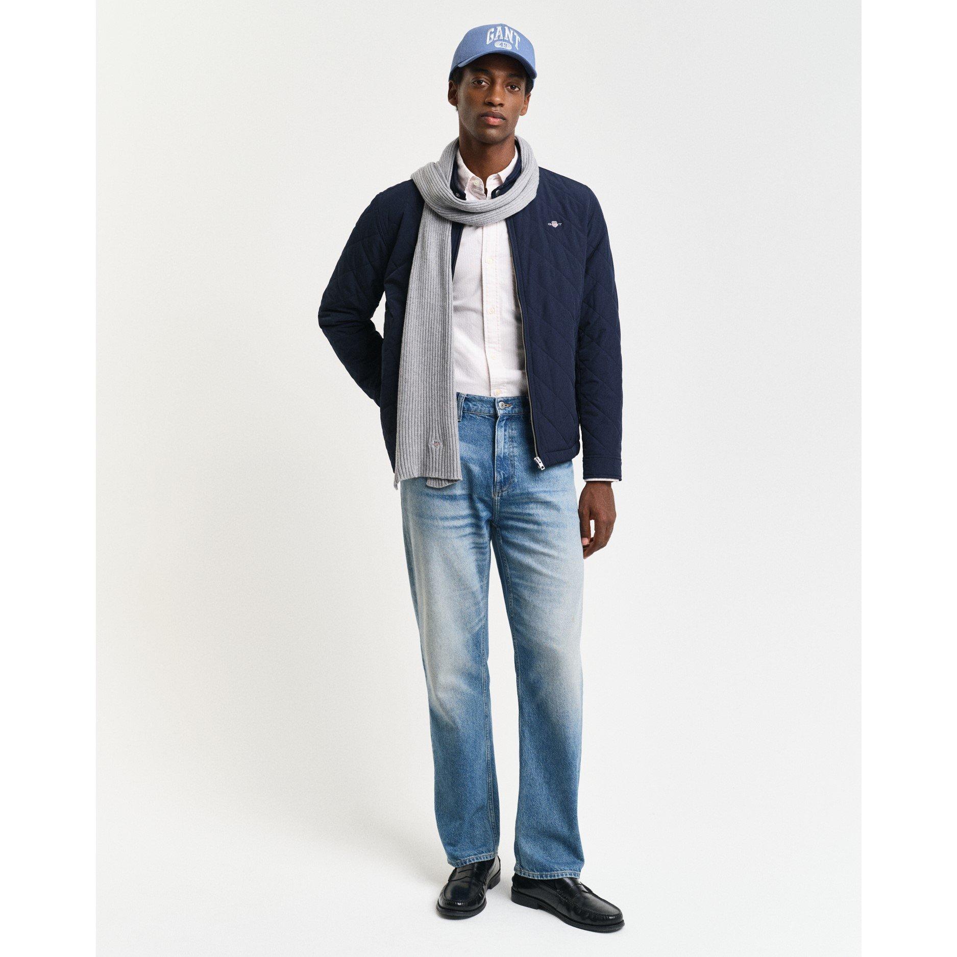 Marineblau 433 - Gant - Men's Water-Repellent Quilted Jacket - 4