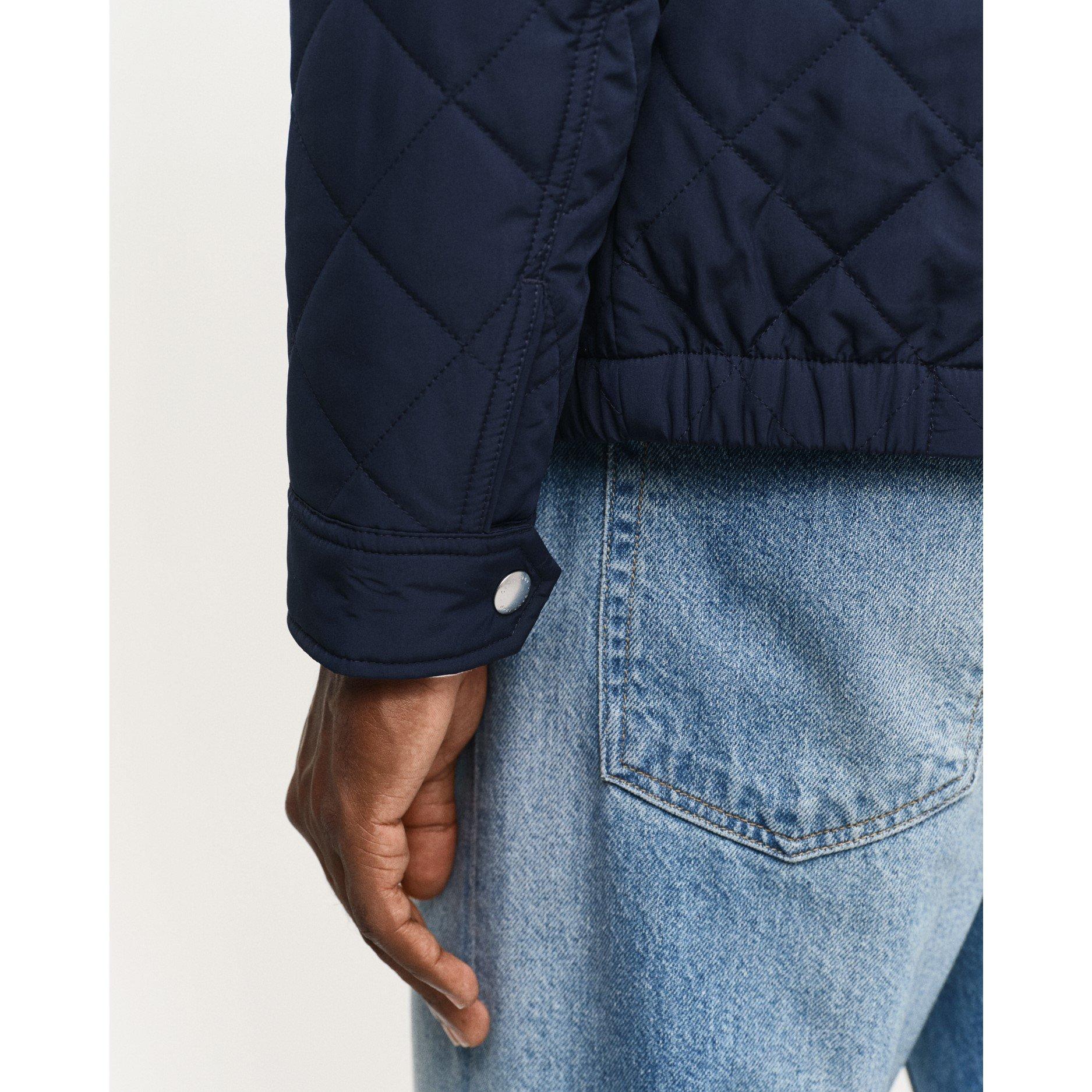 Marineblau 433 - Gant - Men's Water-Repellent Quilted Jacket - 6