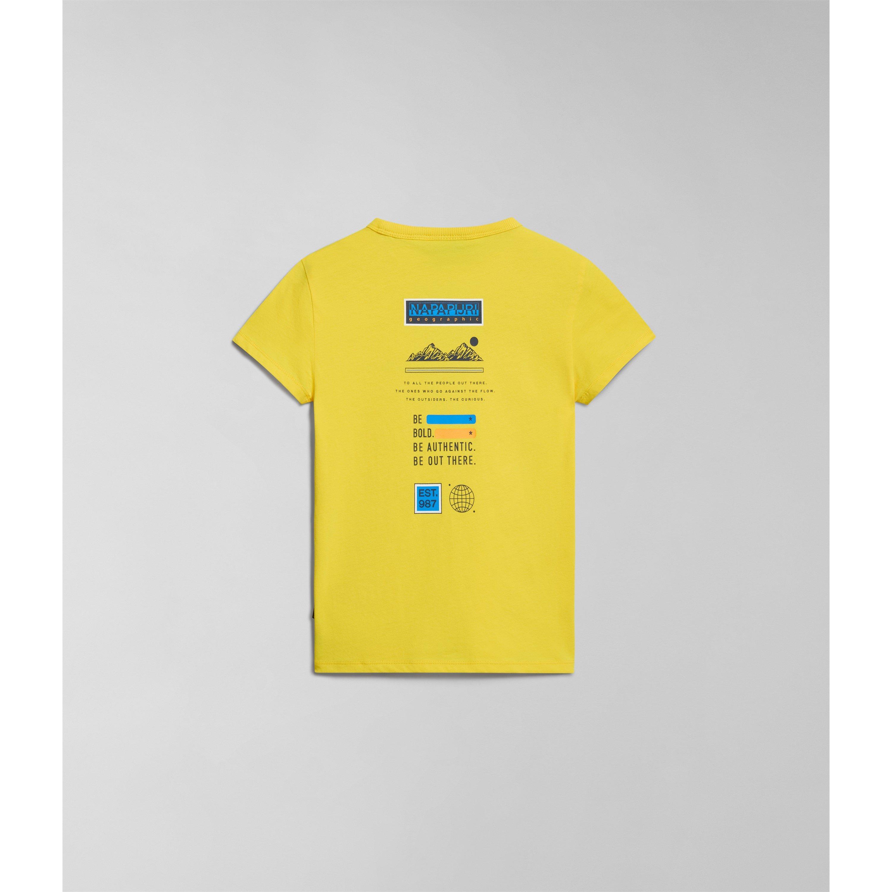 Yellow Y1K - Napapijri - Unisex Kids' Liard Regular Fit T-Shirt - 5