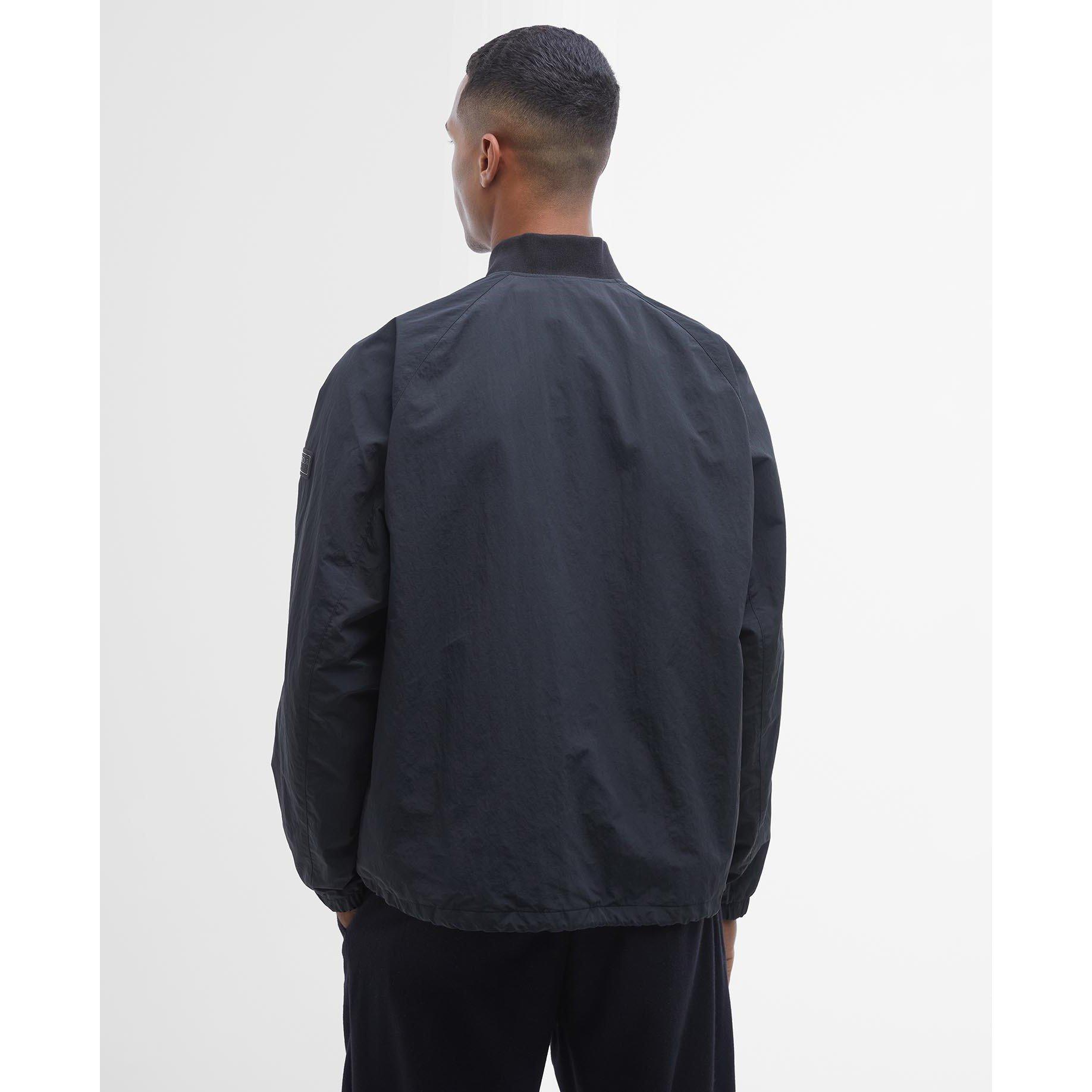 Black BK11 - Barbour International - Men's Mosswold Showerproof Lightweight Harrington Jacket - 2