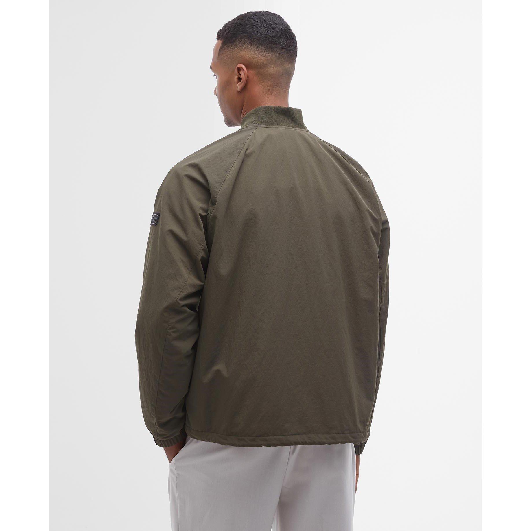 Olive OL51 - Barbour International - Men's Mosswold Showerproof Lightweight Harrington Jacket - 4