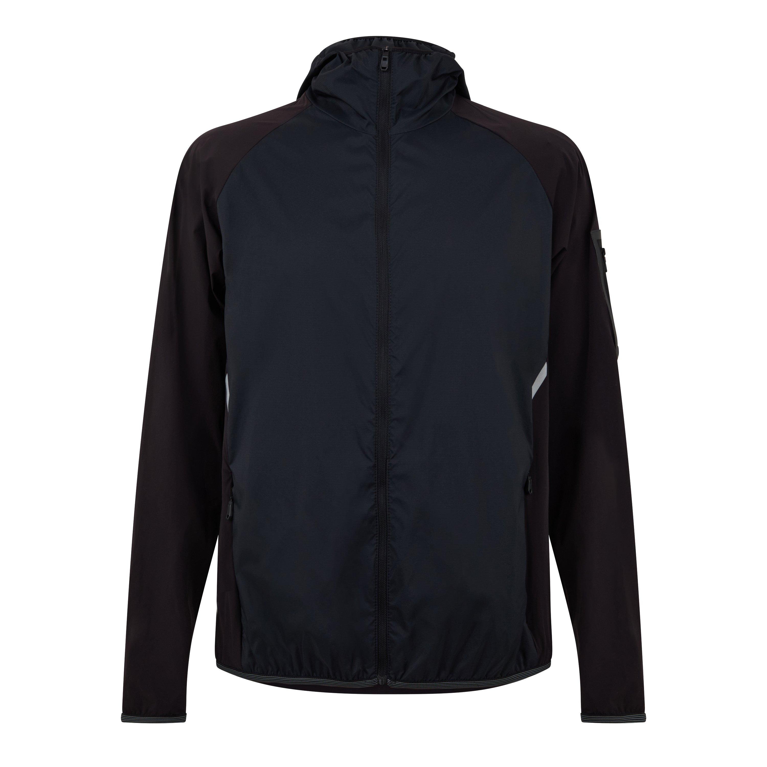 Black 001 - Boss - Men's J Eilat Waterproof Rain Anorak - 1