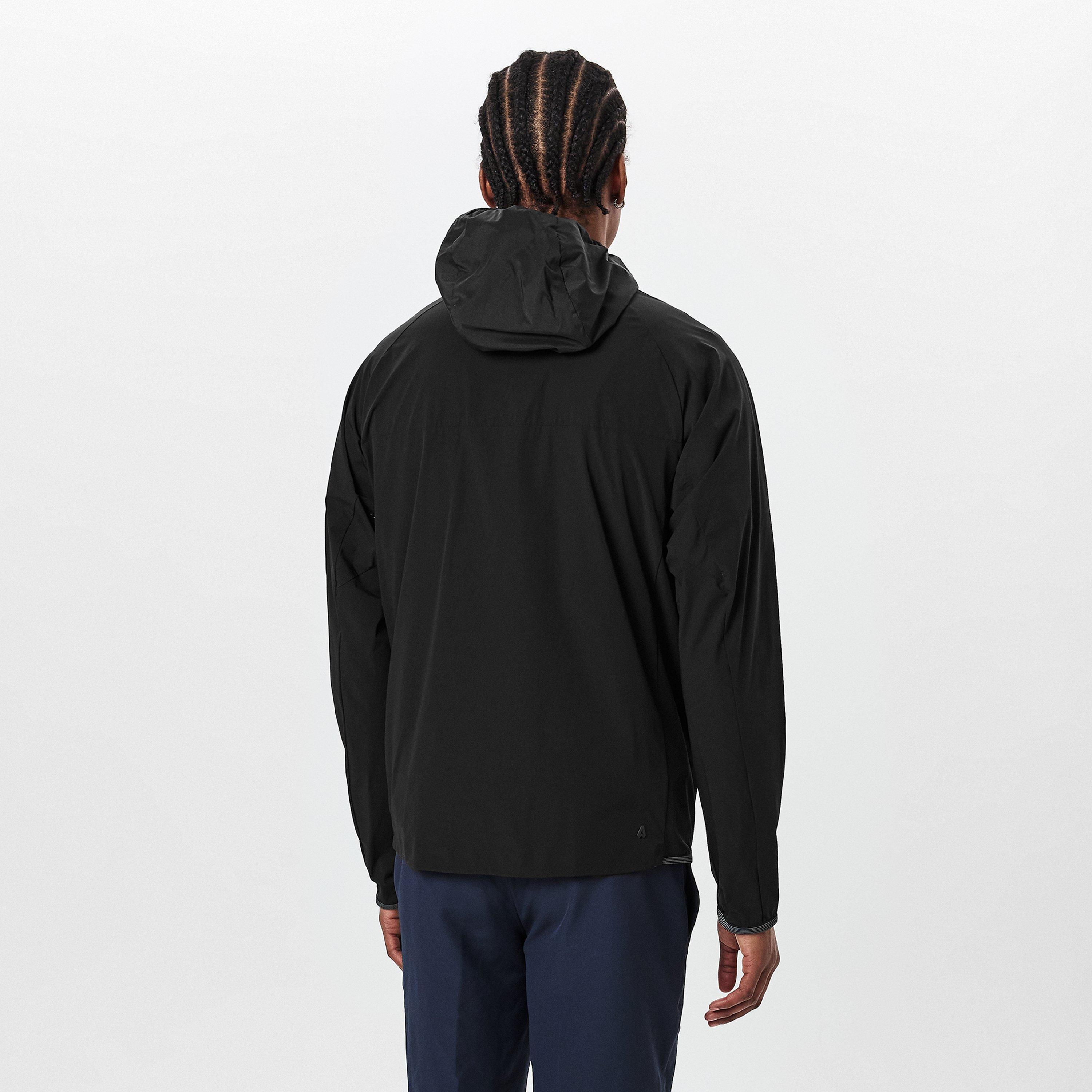 Black 001 - Boss - Men's J Eilat Rain Jacket - 4