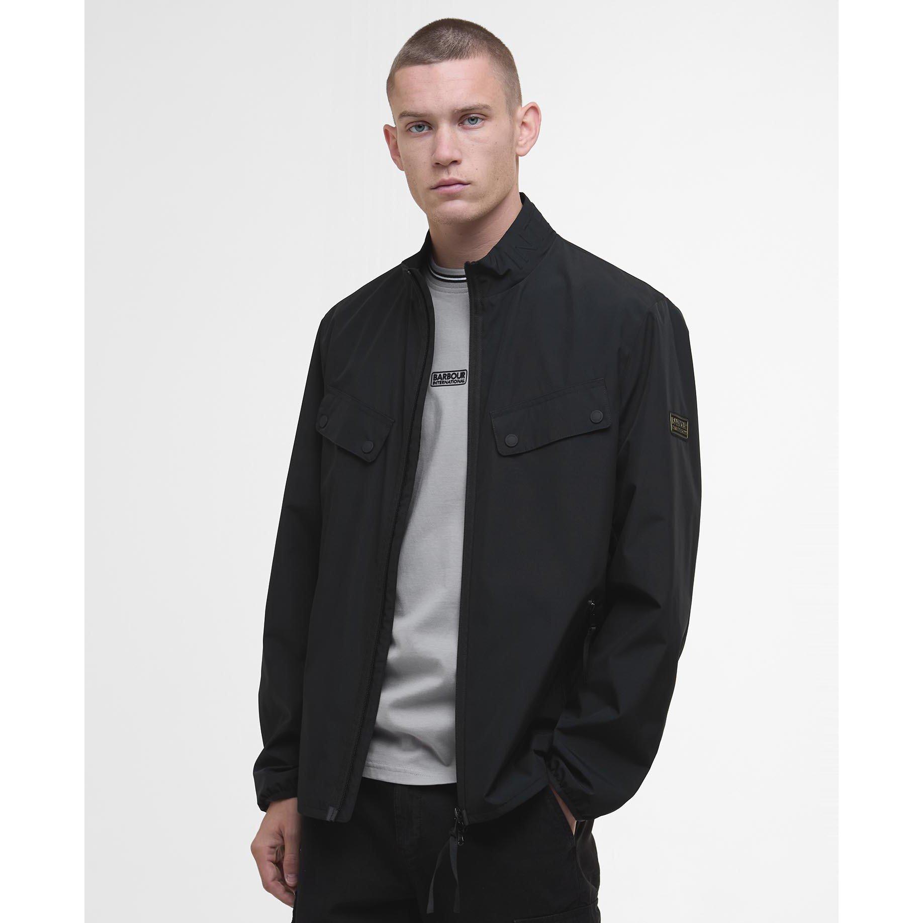 Black BK11 - Barbour International - Re-Duke Showerproof Wax Jacket - 2