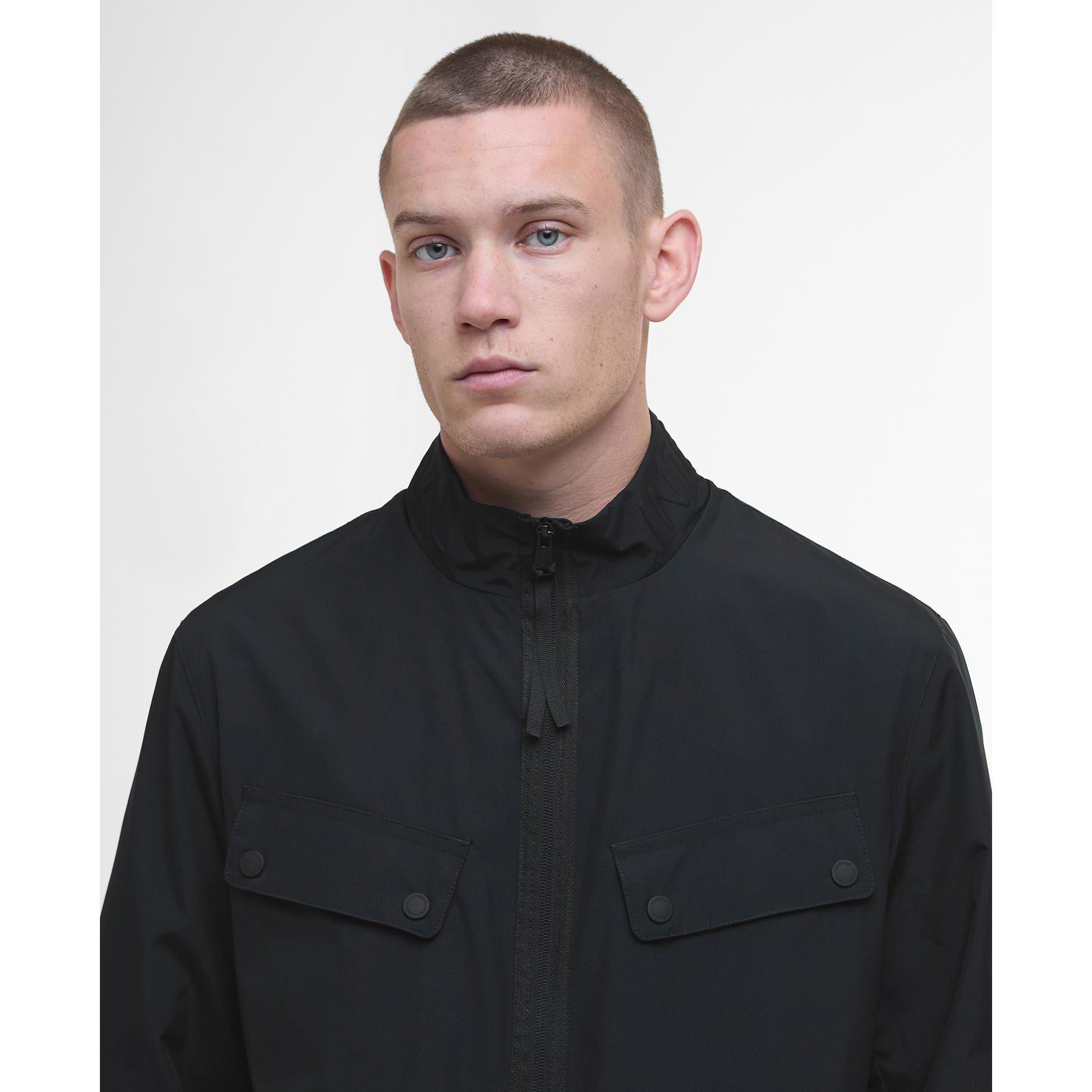 Black BK11 - Barbour International - Re-Duke Showerproof Wax Jacket - 4