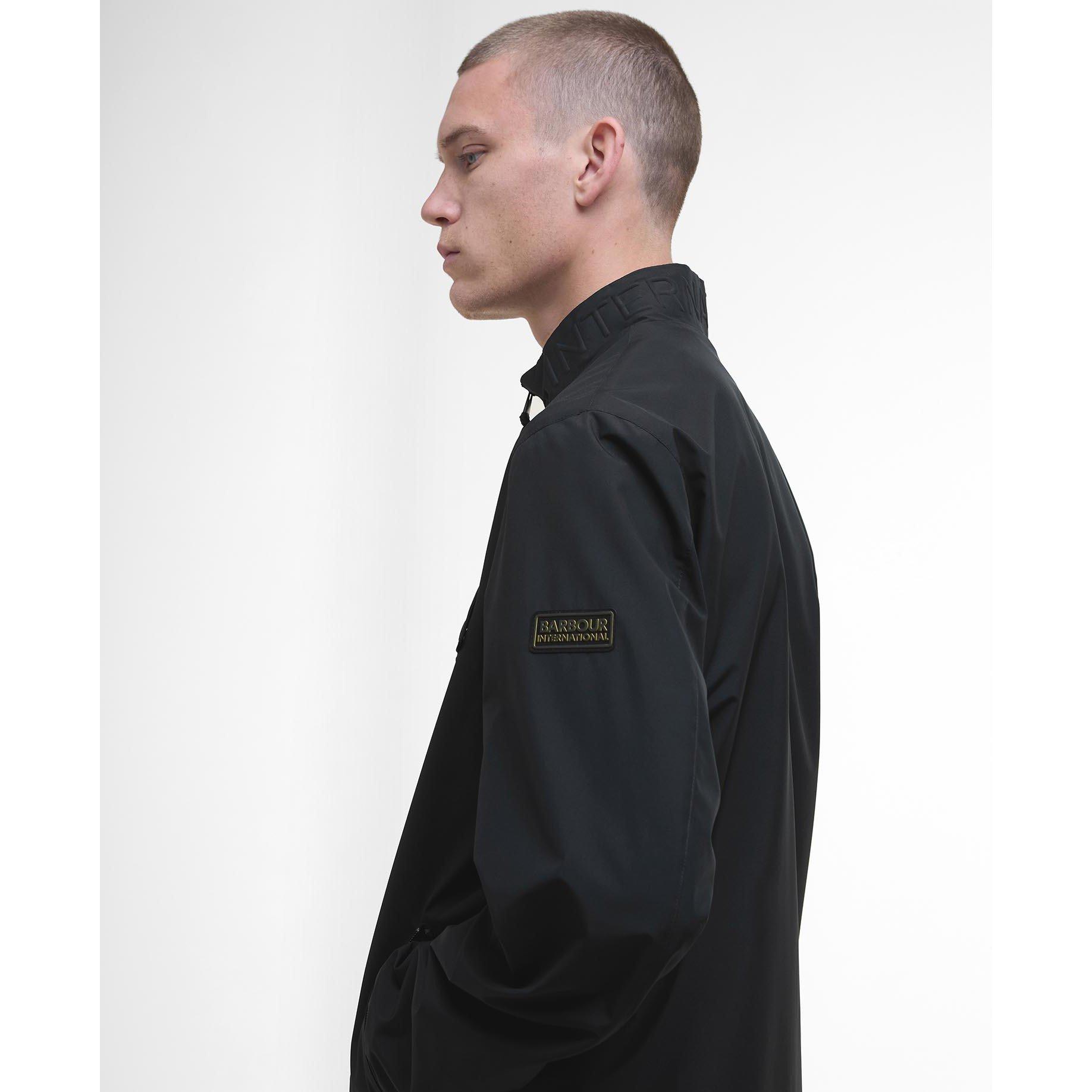 Black BK11 - Barbour International - Re-Duke Showerproof Wax Jacket - 6