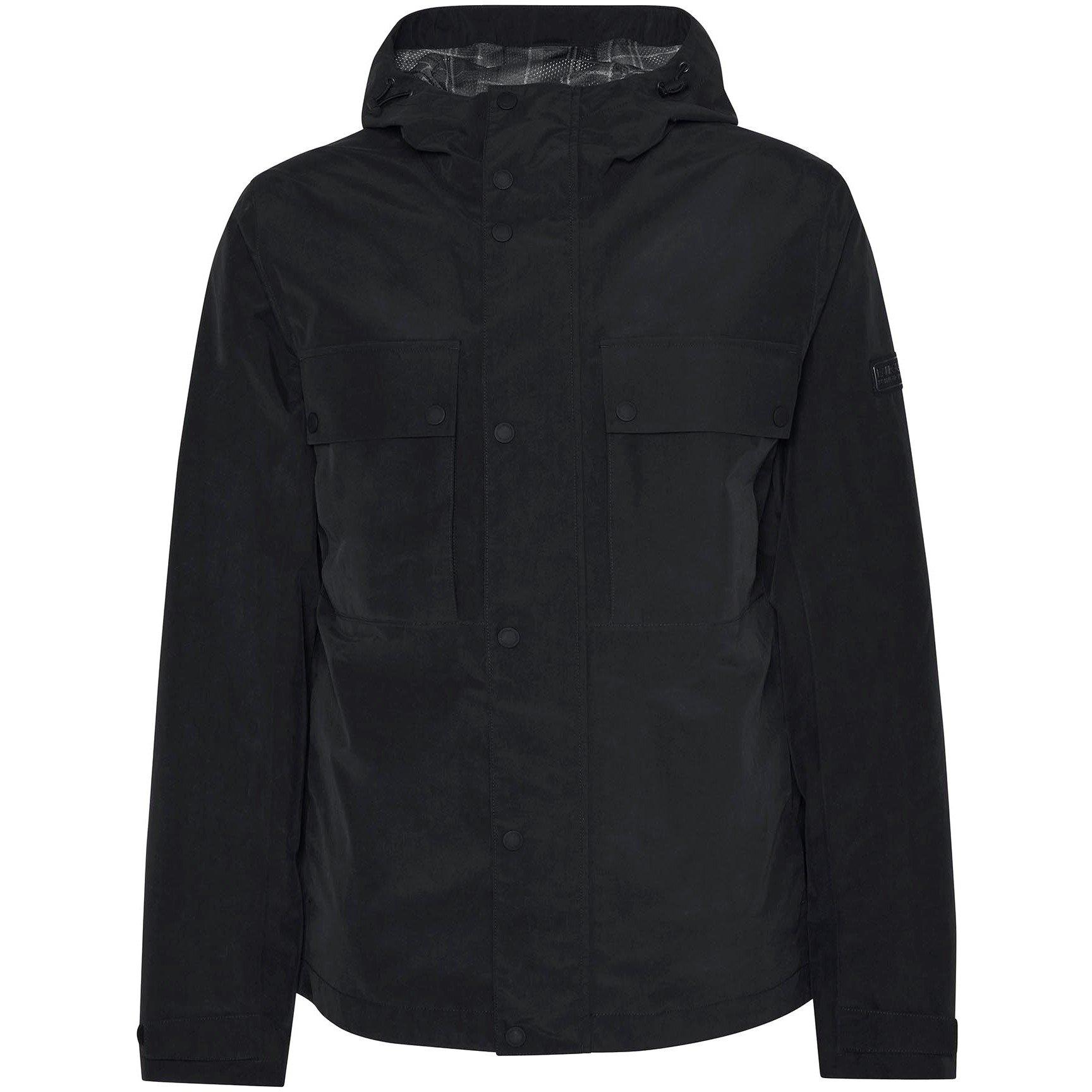 Black BK11 - Barbour International - Men's Cliffway Waterproof Hooded Long Sleeve Rain Anorak - 7