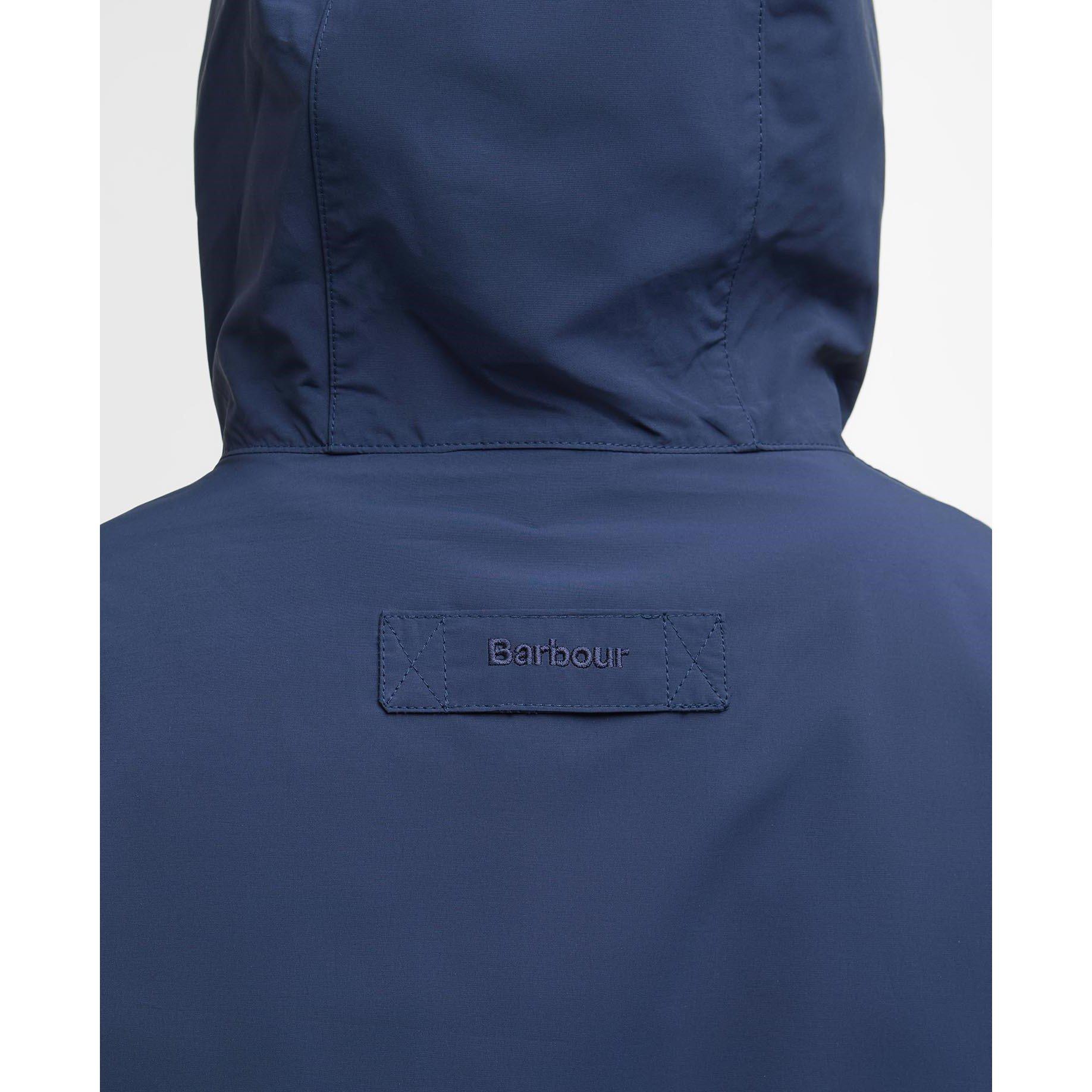 Navy/Pine NY71 - Barbour - Men's Quay Showerproof Long Sleeve Rain Anorak - 2