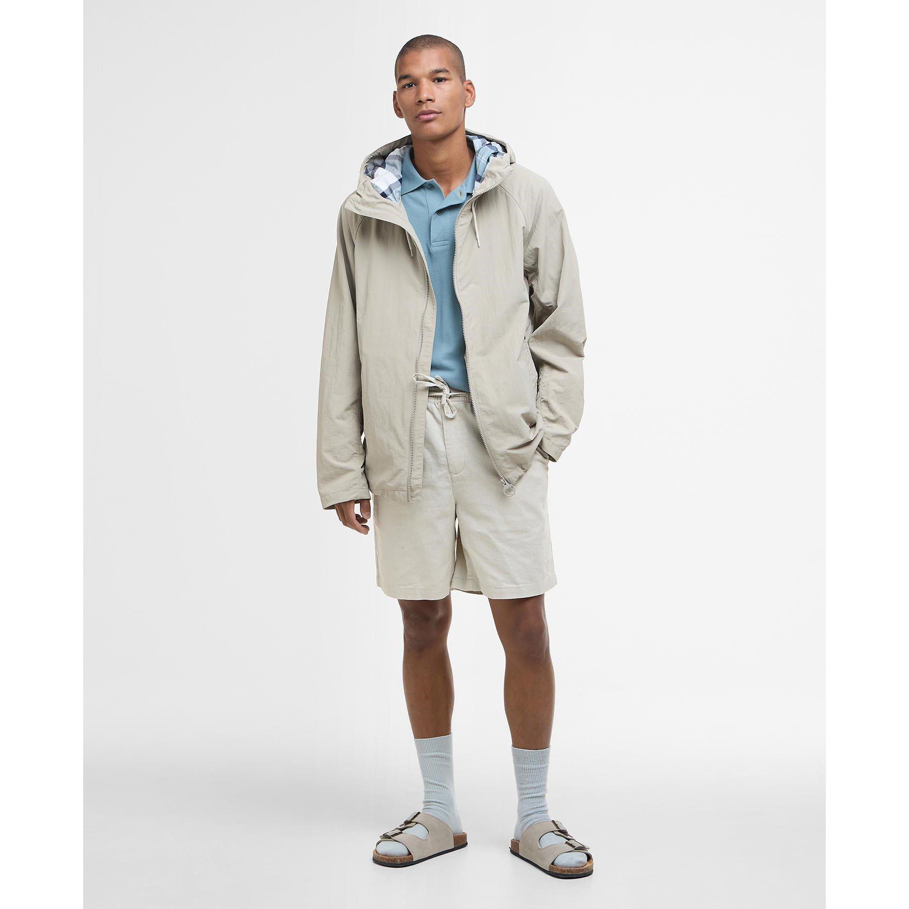 Concrete ST32 - Barbour - Men's Wylam Showerproof Long Sleeve Rain Anorak - 3