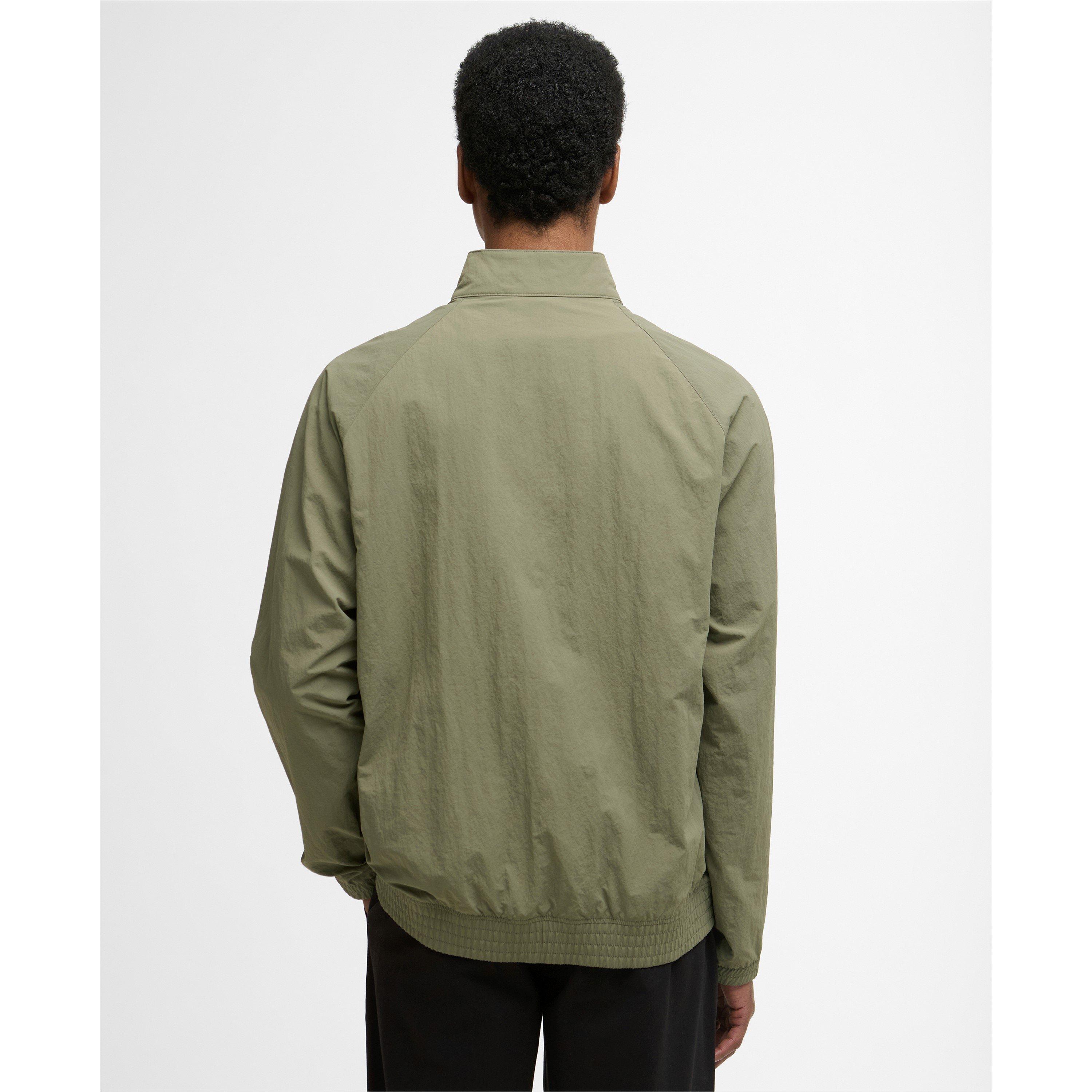 Olive/Highland - Barbour - Mens Royston Hooded Long Sleeve Hip Length Rain Anorak - 3