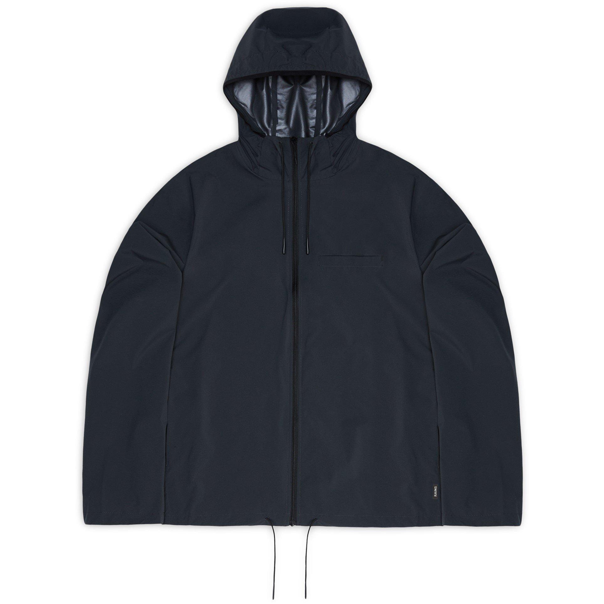 Black 01 - Rains - Mens Mito Water-Repellent Jacket - 1