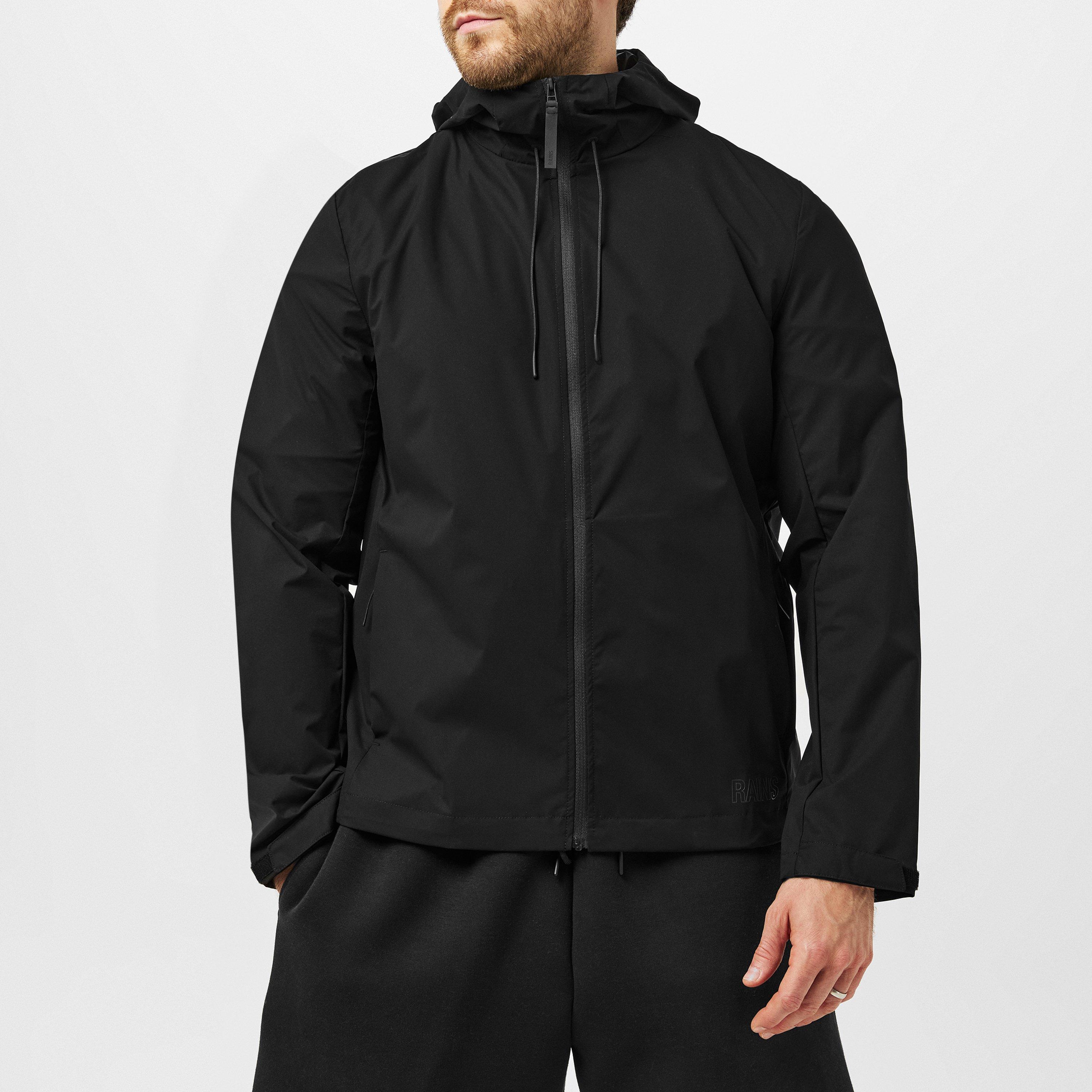 Black 01 - Rains - Men's Mito Water Resistant Breathable Rain Anorak - 3