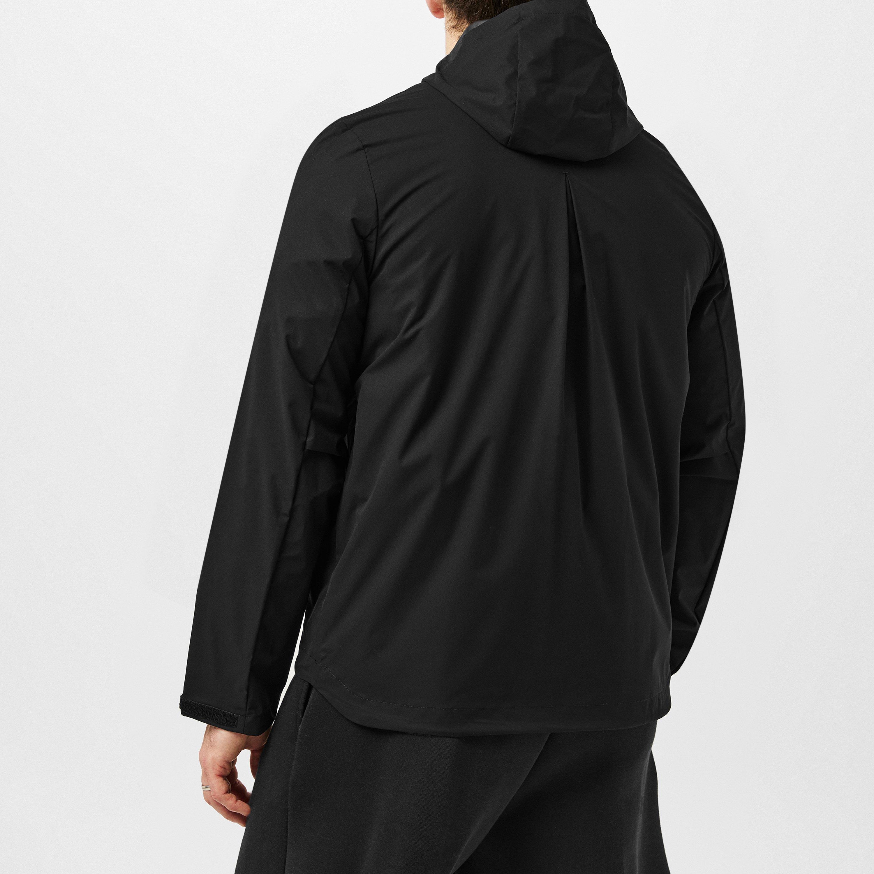 Black 01 - Rains - Men's Mito Water Resistant Breathable Rain Anorak - 4