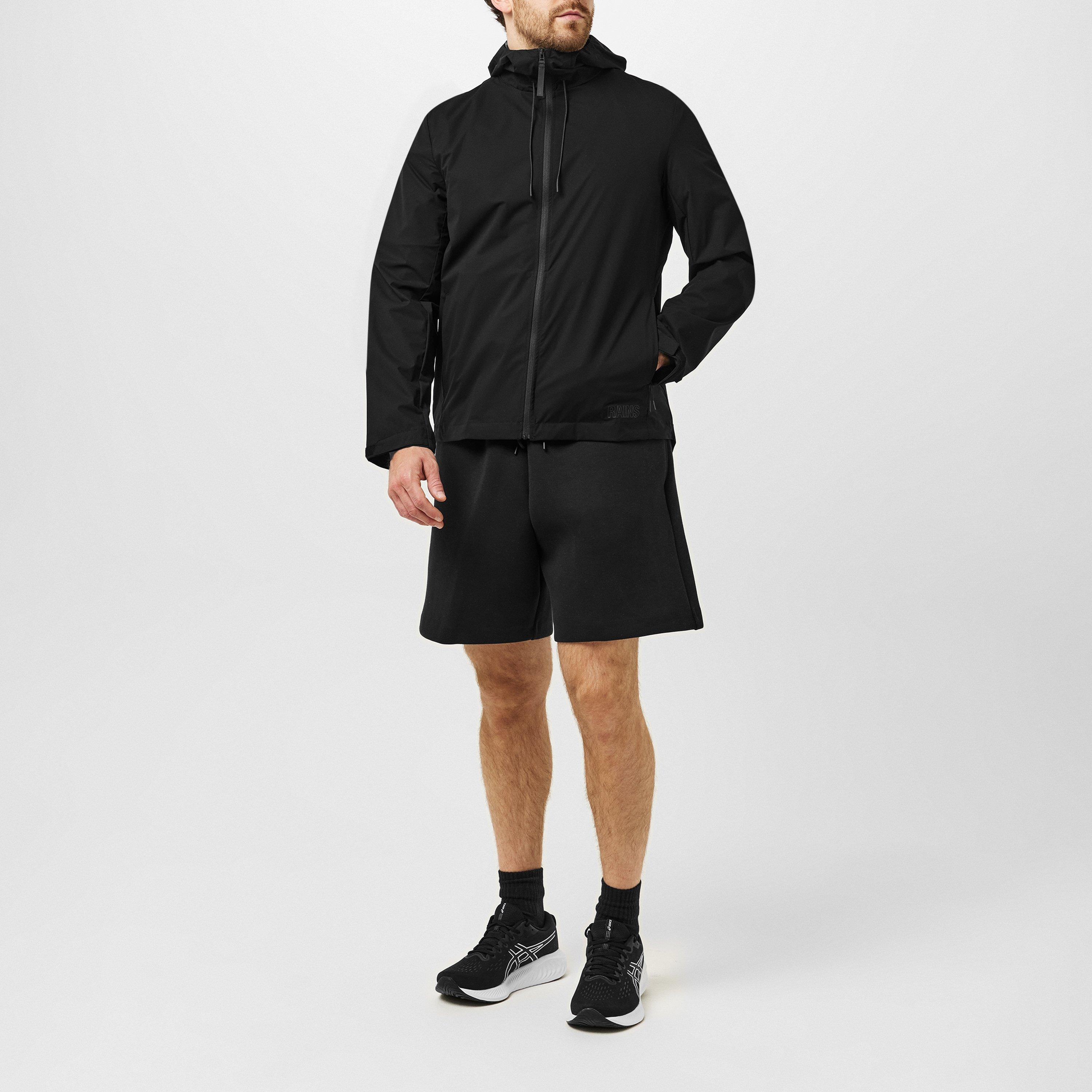 Black 01 - Rains - Men's Mito Water Resistant Breathable Rain Anorak - 6