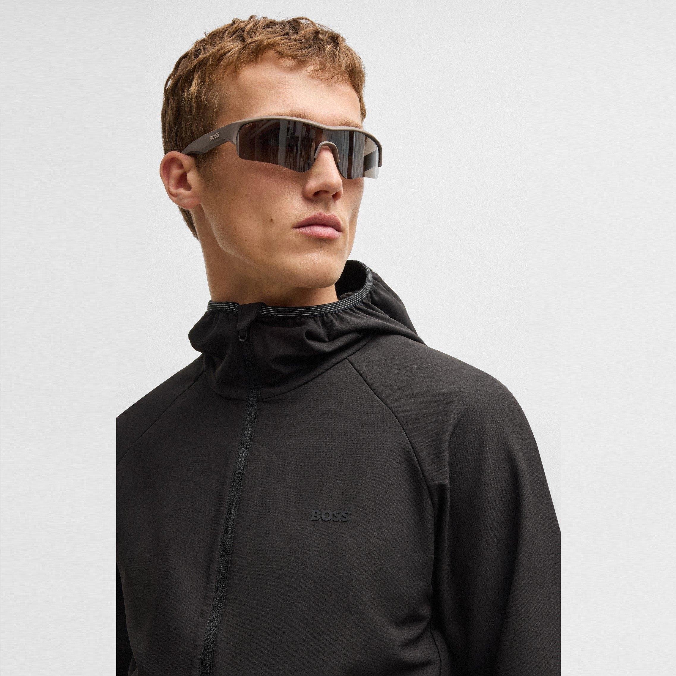 Black 001 - Boss - Men's HBG L Commuter Rain-Resistant Jacket - 5