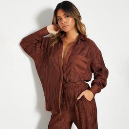 Dream Pullover Schwarz ISIF Oversized Crinkled Shirt