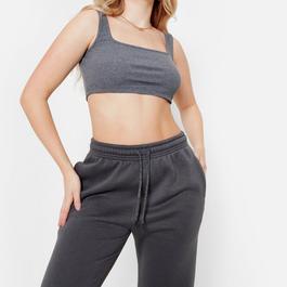 I Saw It First Rib Square Neck Crop Top