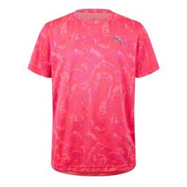 Puma Puma Train All Day Camo Tee Speed Brights Gym Top Mens