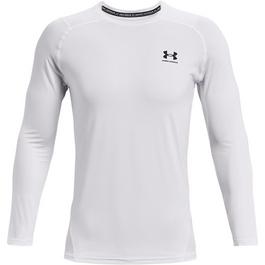 Under Armour Under Armour Ua Hg Fitted Ls Gym Top Mens