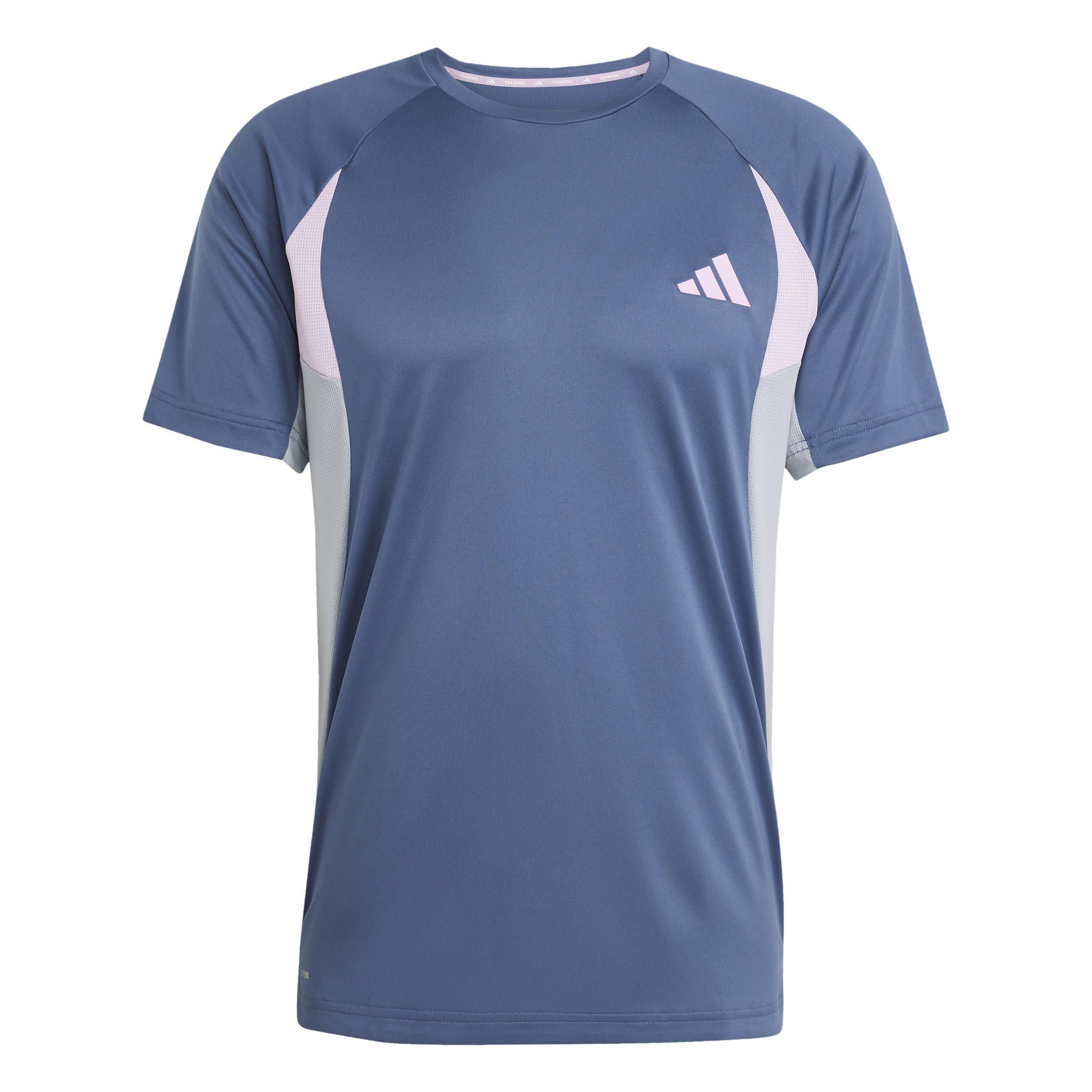 Adidas Men's Climacool Colorblock T-Shirt - Preloved Ink - M