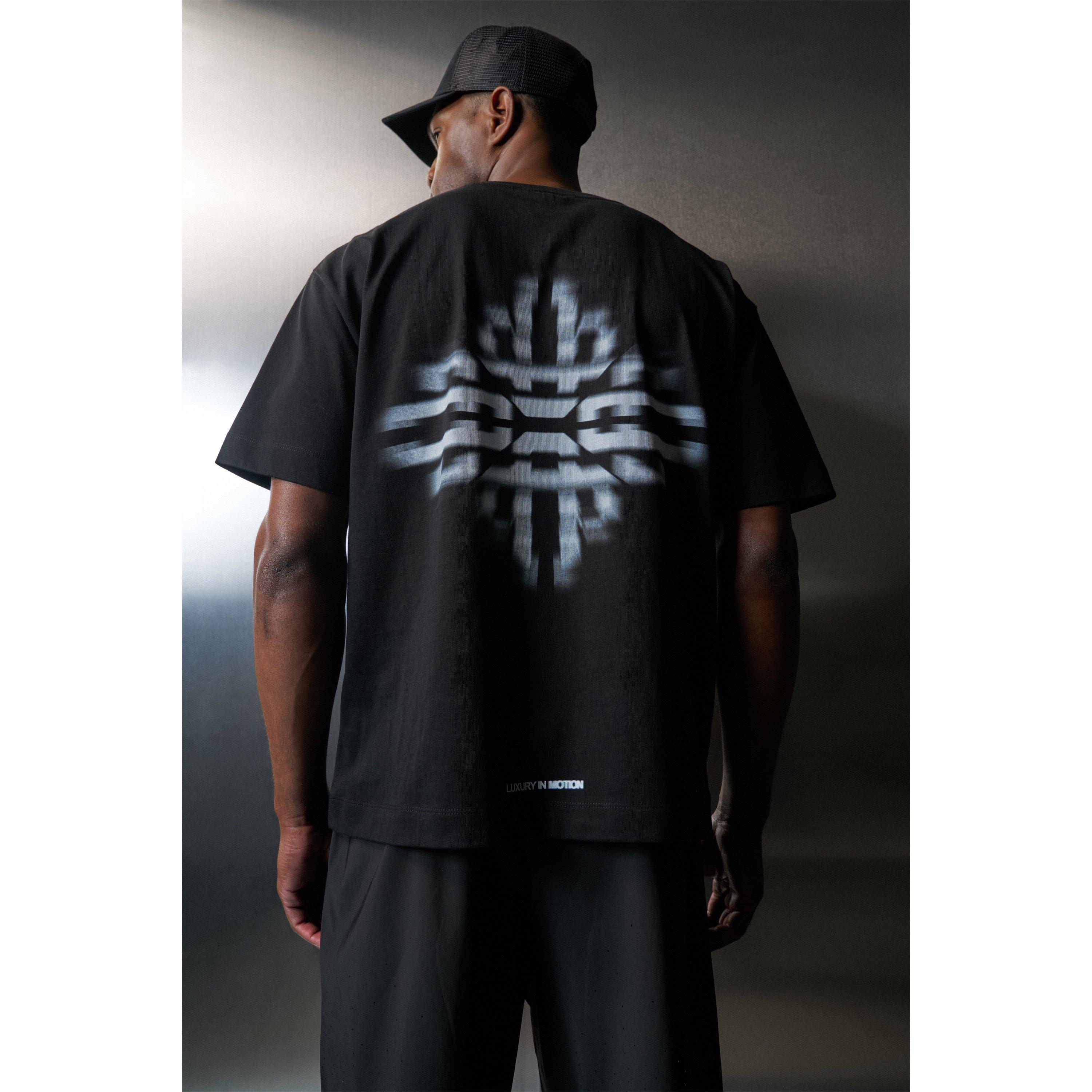 Black - The Couture Club - Men's In Motion Tee Short Sleeve Performance Gym Top - 4