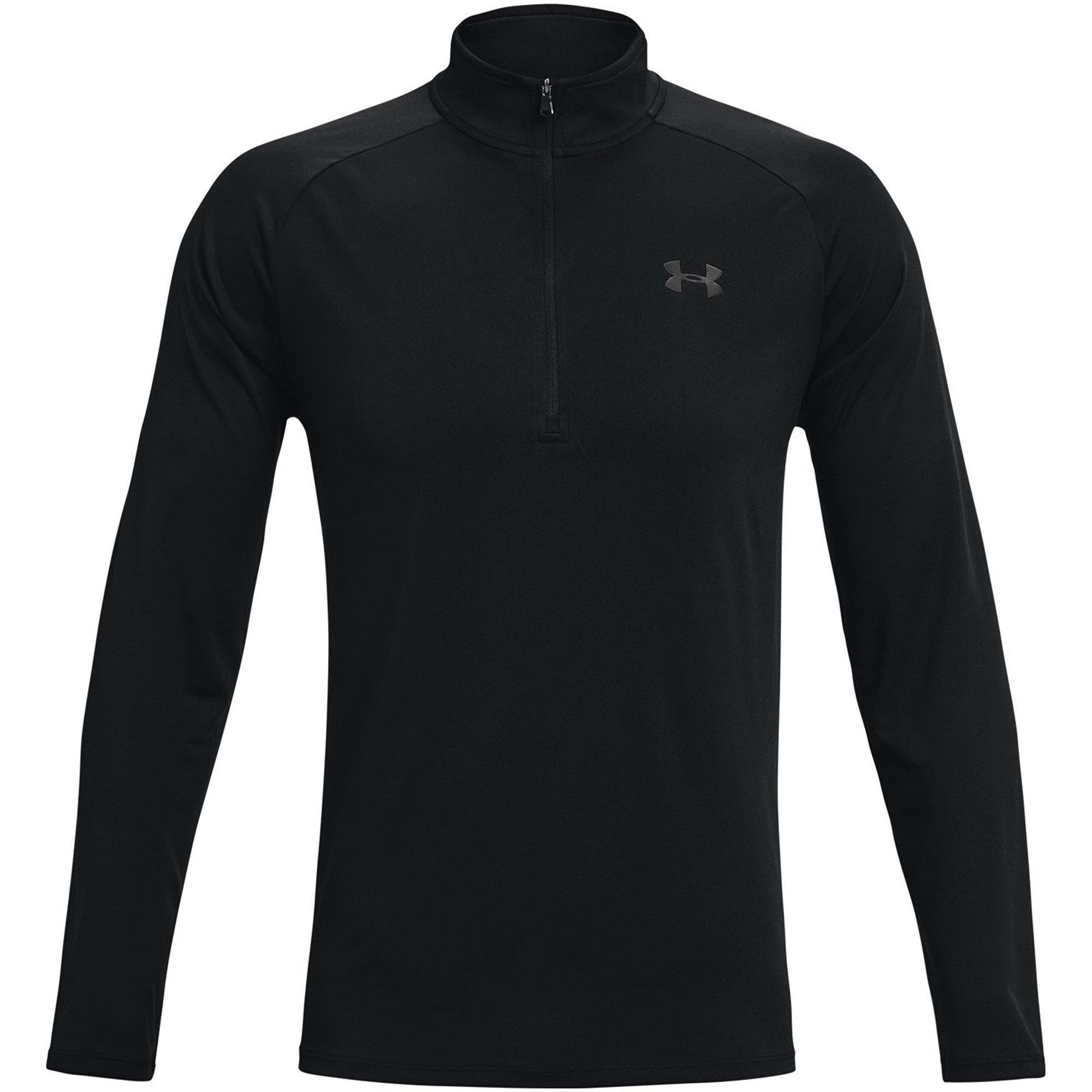 Black - Under Armour - Tech™ ½ Zip Long Sleeve Mens - 1
