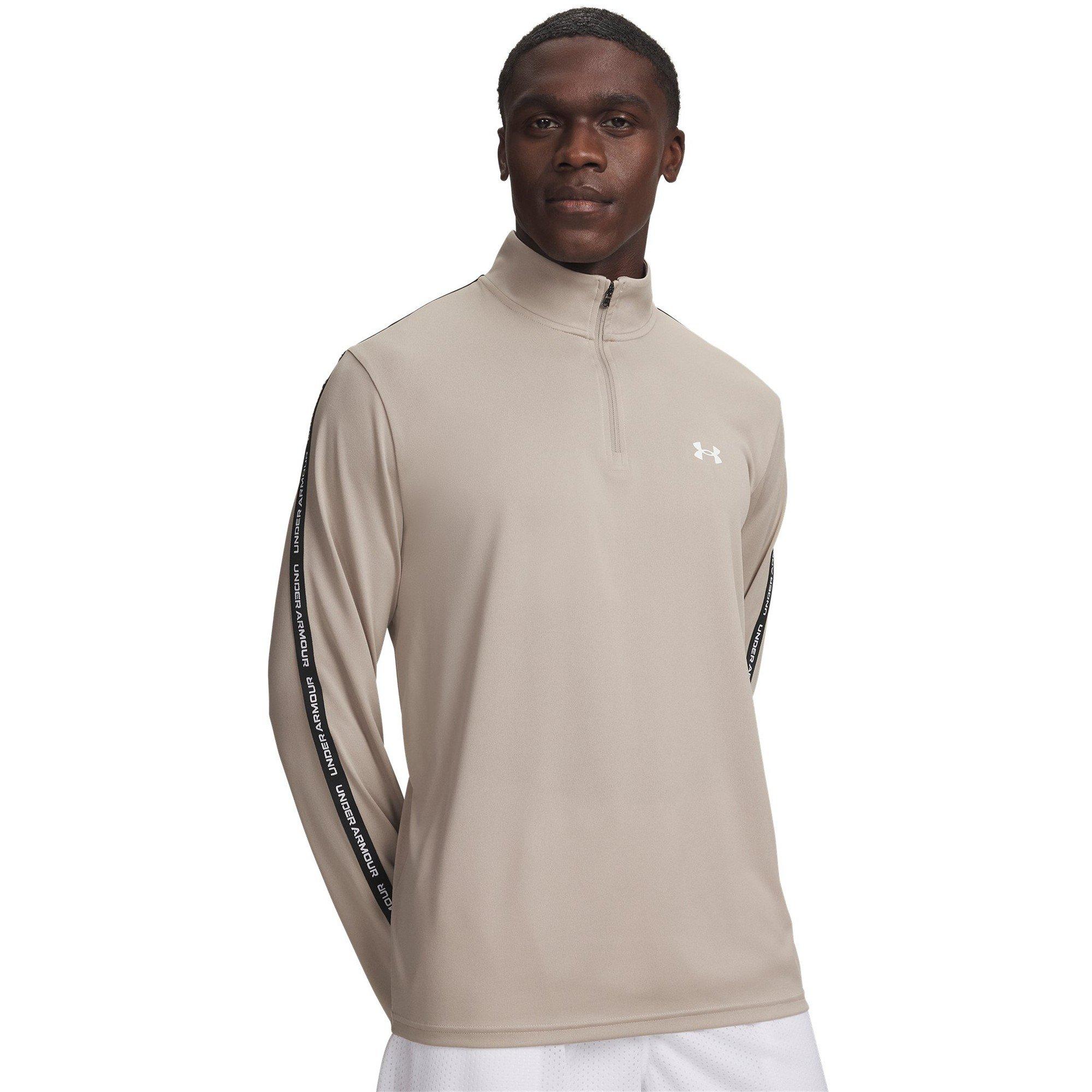Under Armour Men's Tech™ ½ Zip Long Sleeve - Taupe Taping - 2XL