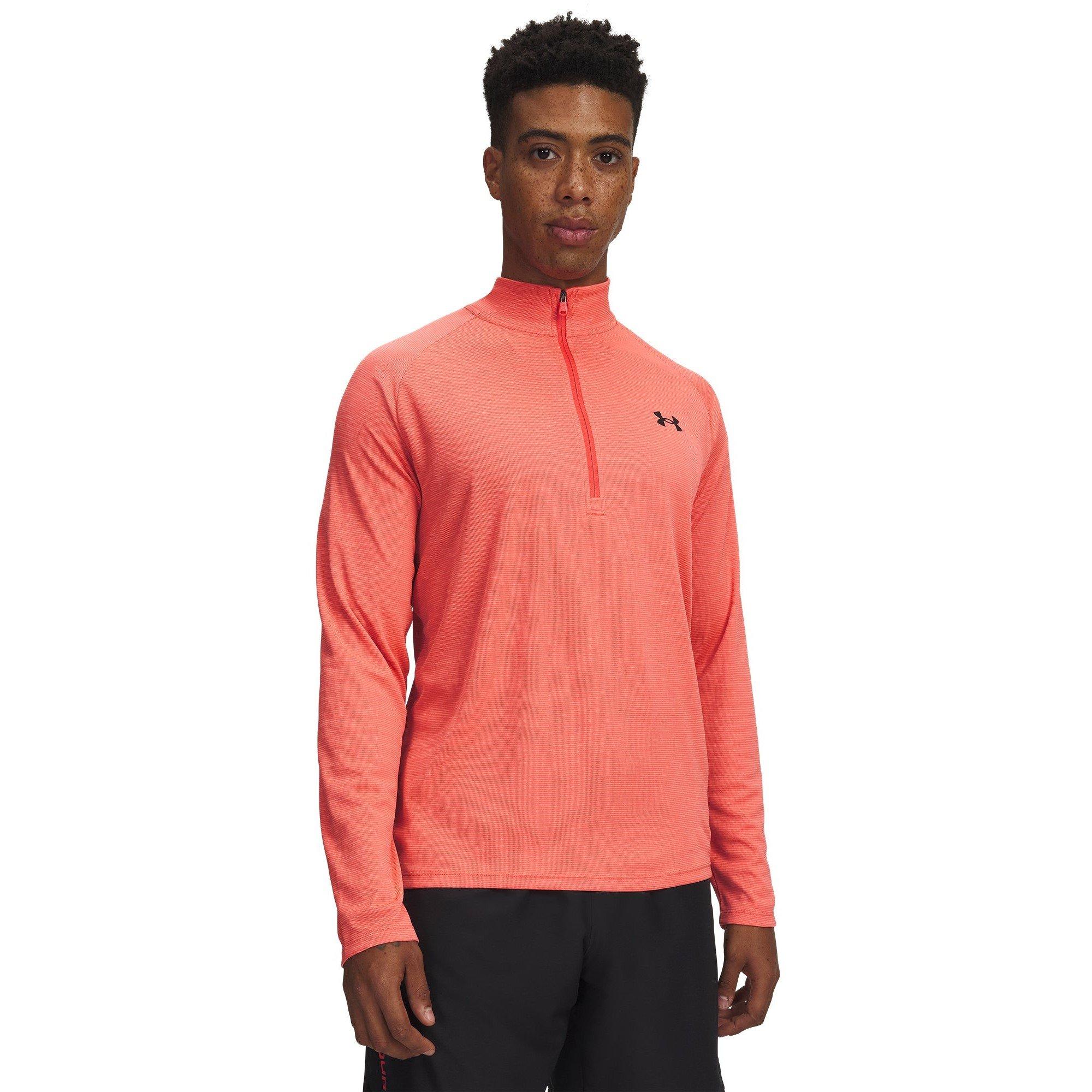 Under Armour Men's Tech™ ½ Zip Long Sleeve - Venom Red/Black - S