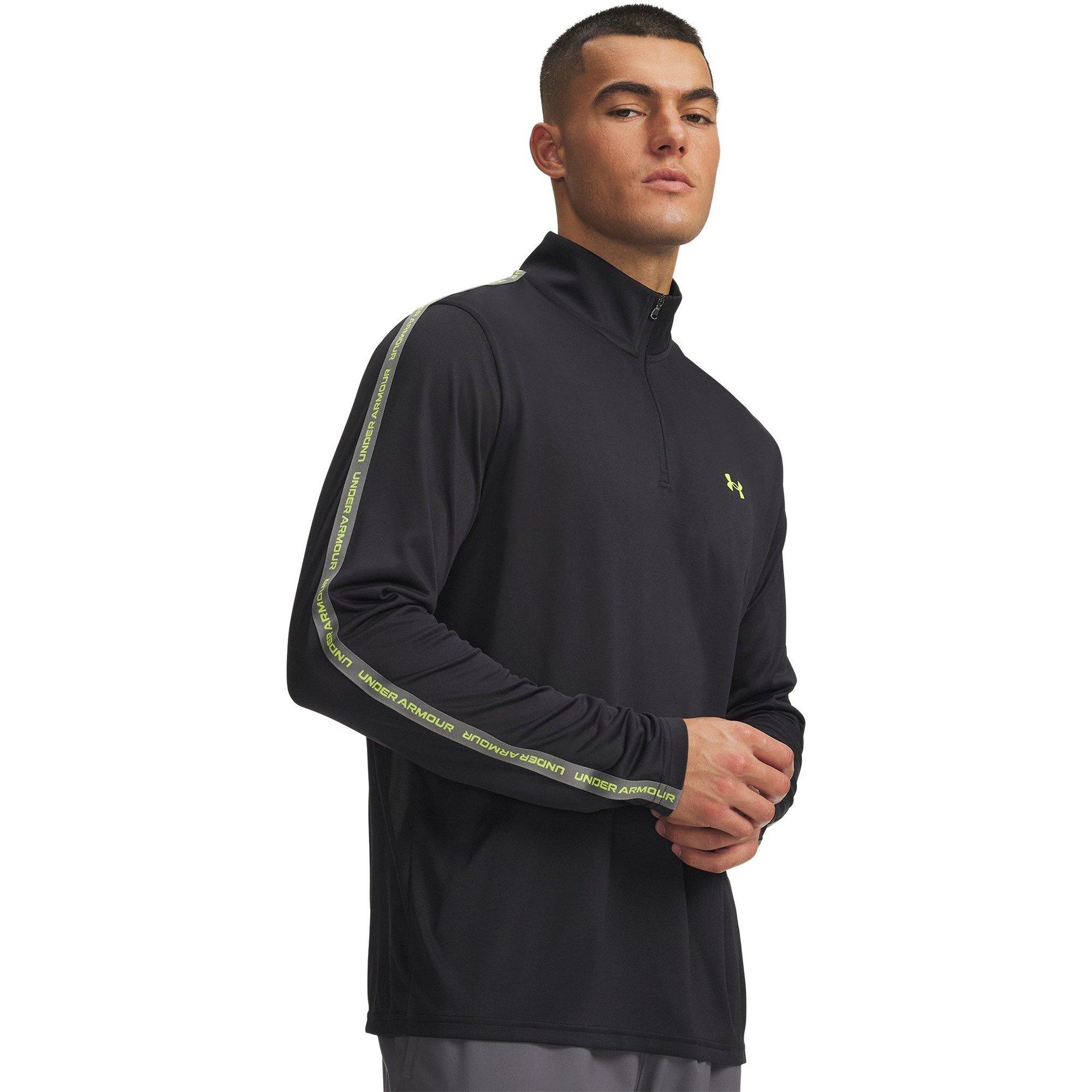 Under Armour Men's Tech™ ½ Zip Long Sleeve - Blk/Green Tape - L