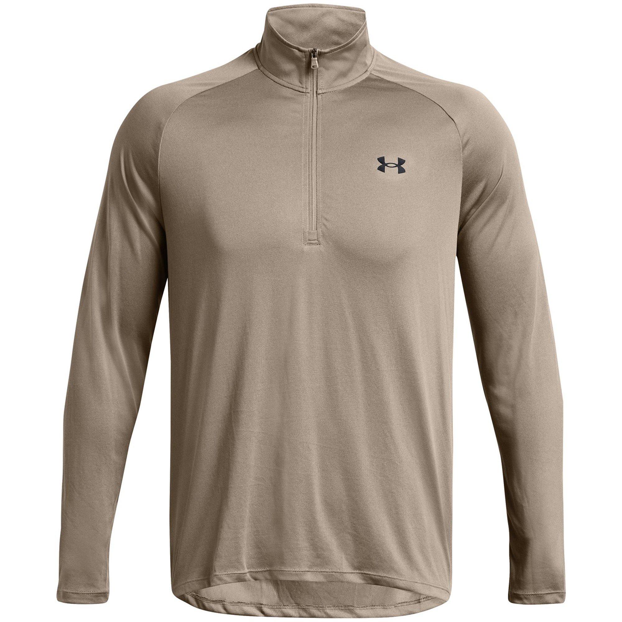 Under Armour Men's Tech™ ½ Zip Long Sleeve - Taupe Dusk - S